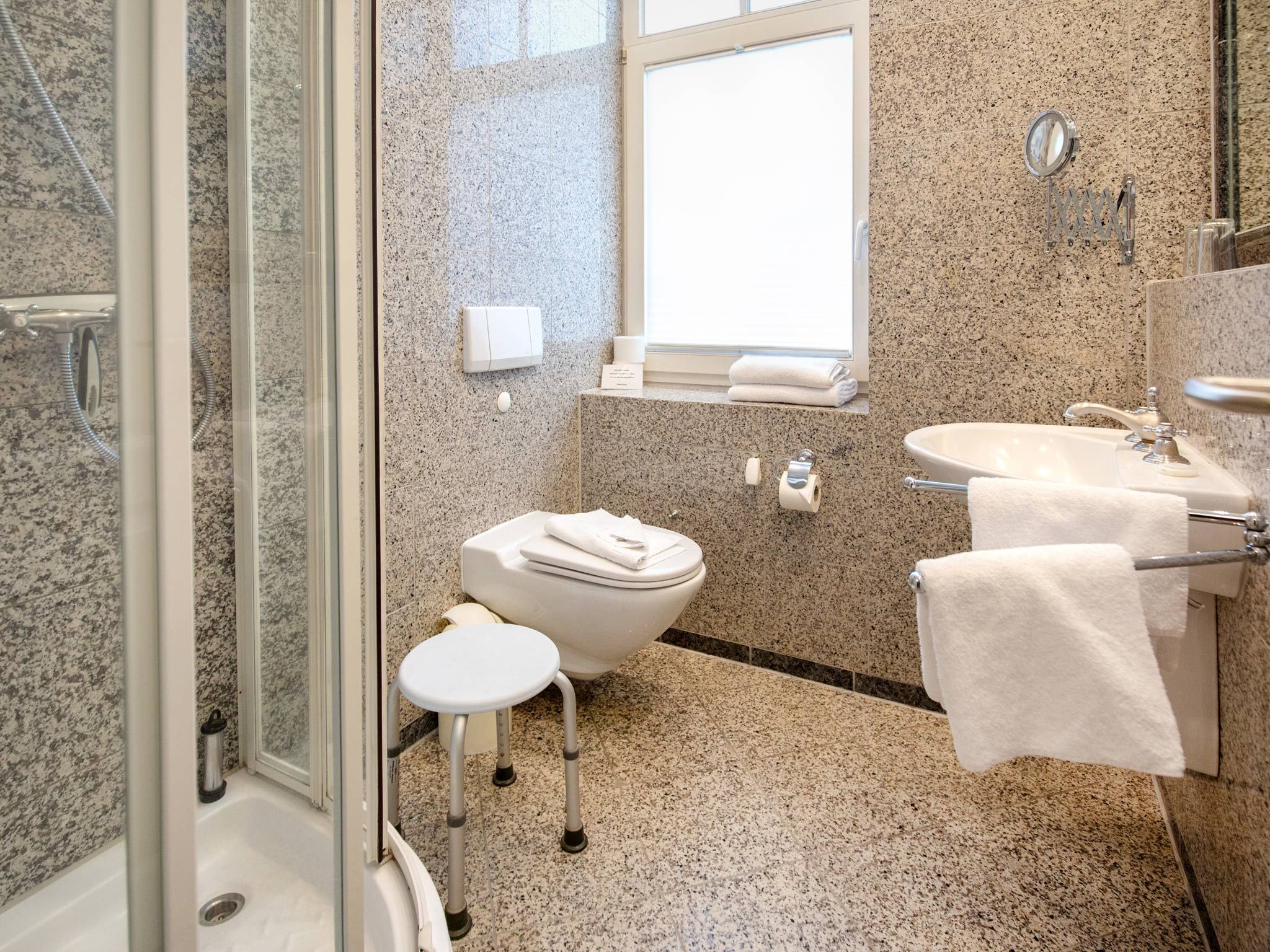 Strandvillen Binz Ferienwohnung mit Meerblick, 1 Schlafzimmer und Balkon (SV/606) Insel Rügen - Badezimmer