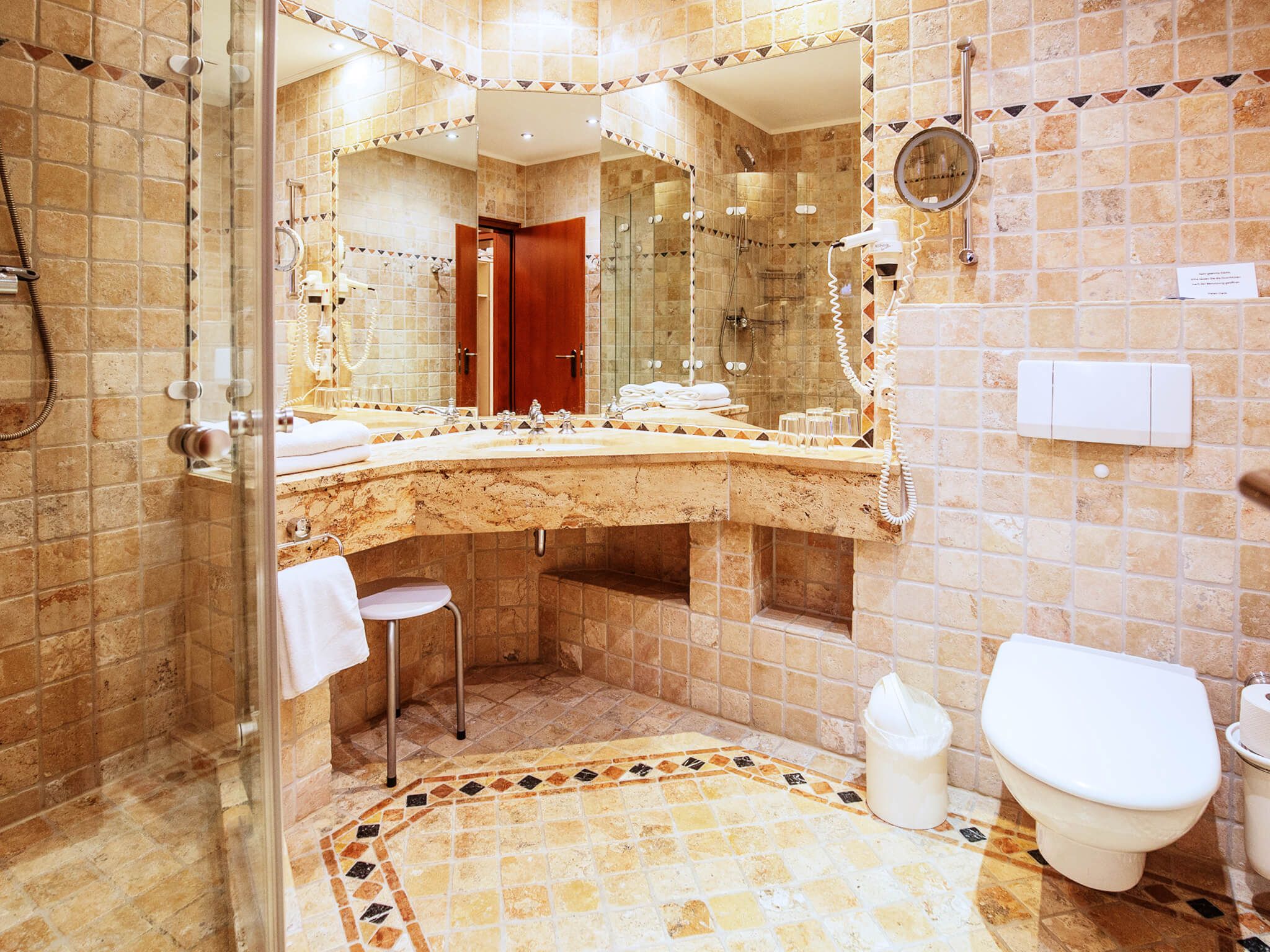 Strandvillen Binz Ferienwohnung mit Meerblick und 2 Schlafzimmern (SV/707) Insel Rügen - Badezimmer