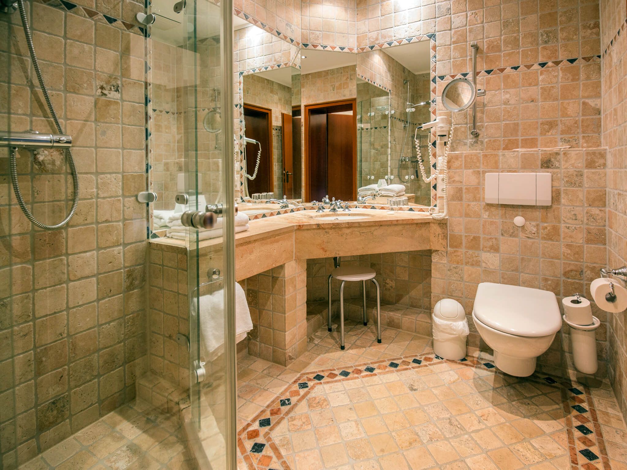 Strandvillen Binz Ferienwohnung mit Meerblick und 2 Schlafzimmern (SV/708) Insel Rügen - Badezimmer