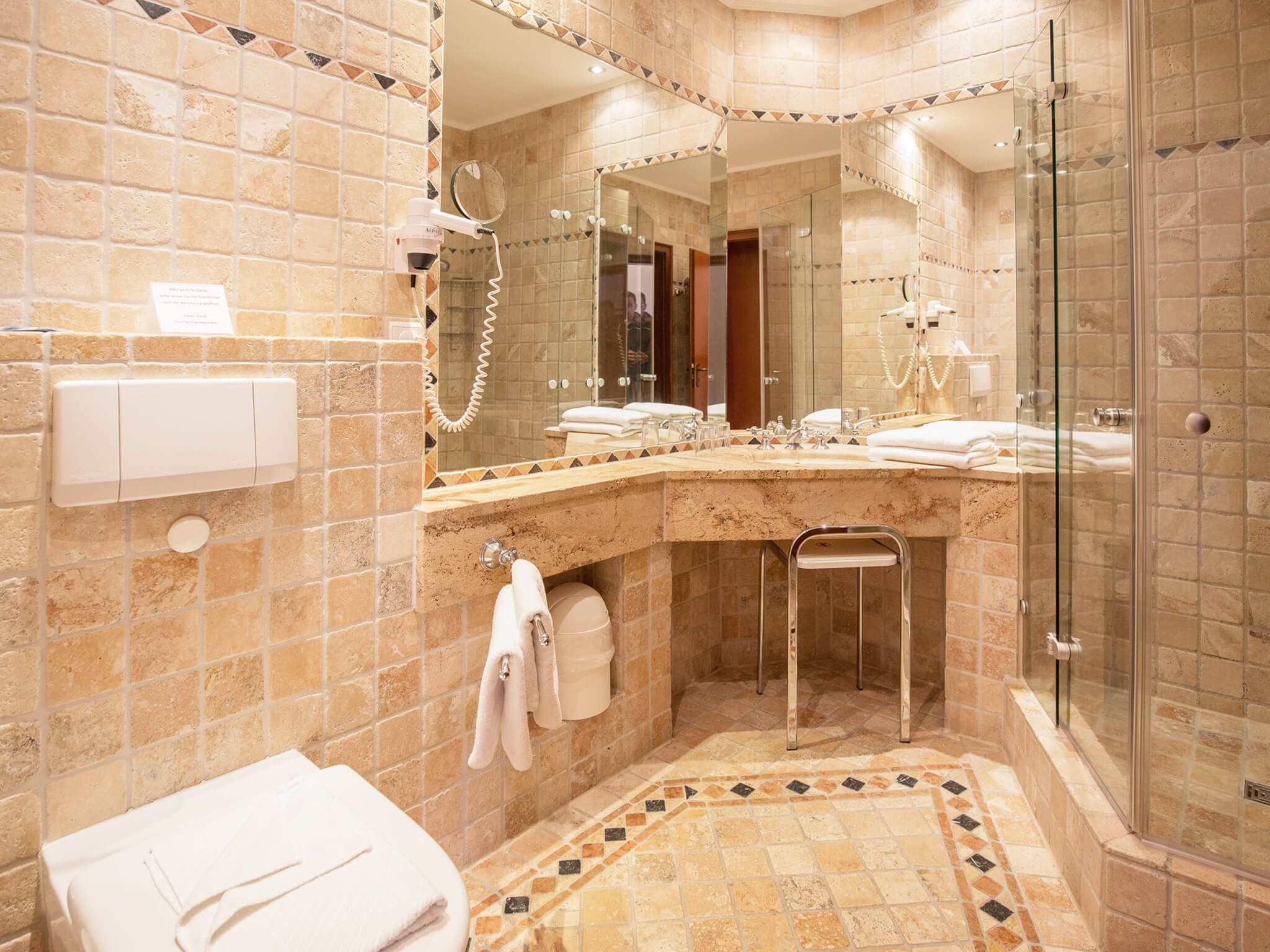 Strandvillen Binz Ferienwohnung mit Meerblick und 1 Schlafzimmer (SV/710) Insel Rügen - Badezimmer