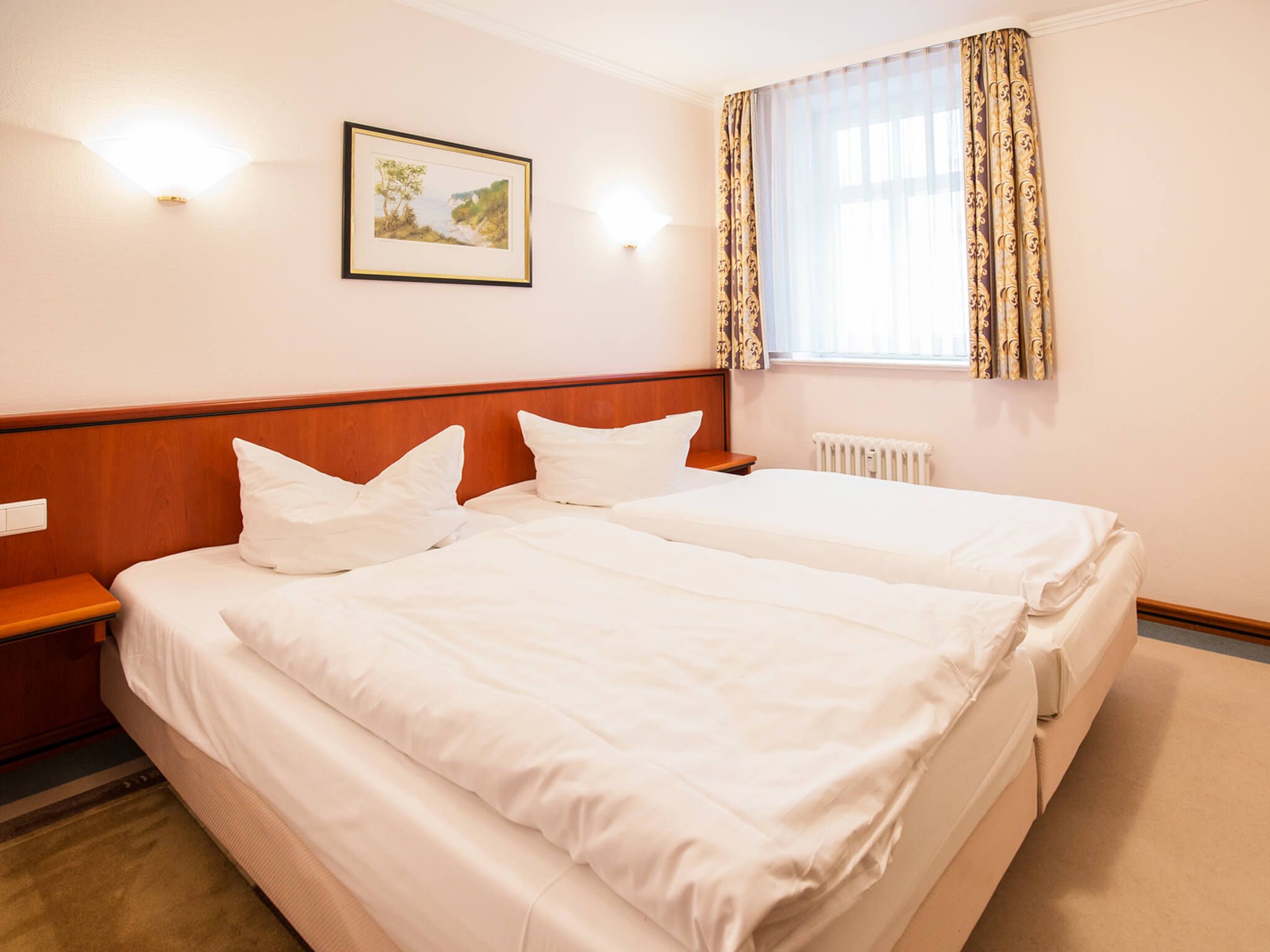 Strandvillen Binz Ferienwohnung mit Meerblick, 1 Schlafzimmer und Balkon (SV/752) Insel Rügen - Schlafzimmer