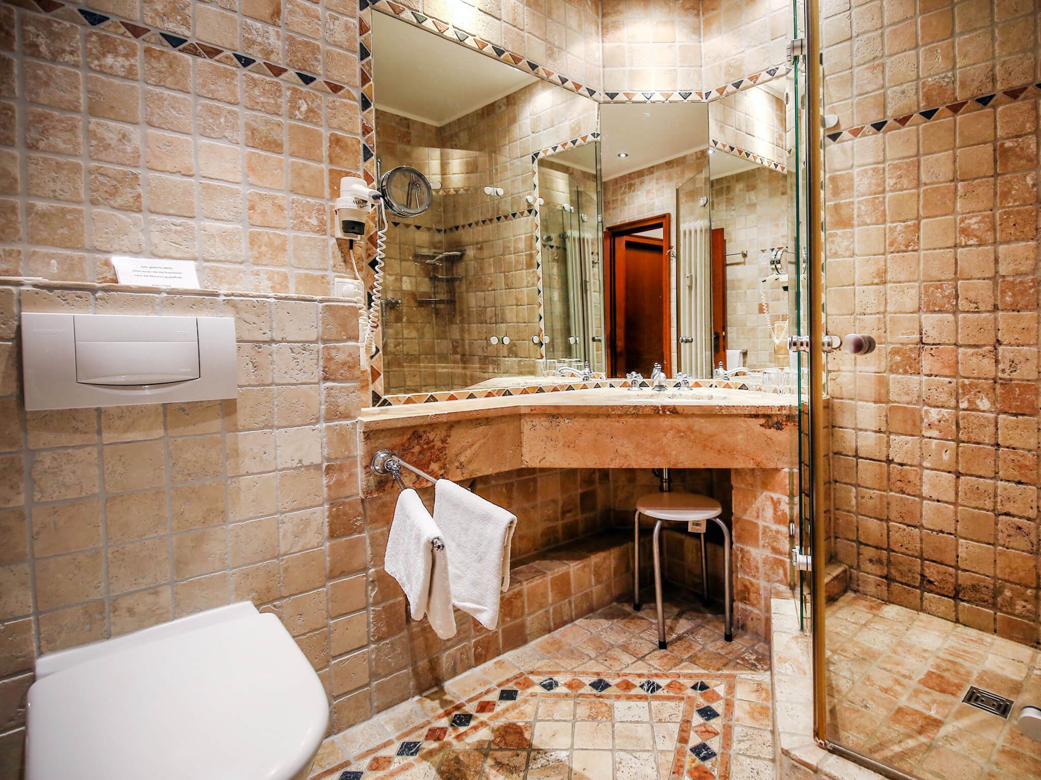 Strandvillen Binz Ferienwohnung mit 2 Schlafzimmern und Balkon (SV/756) Insel Rügen - Badezimmer