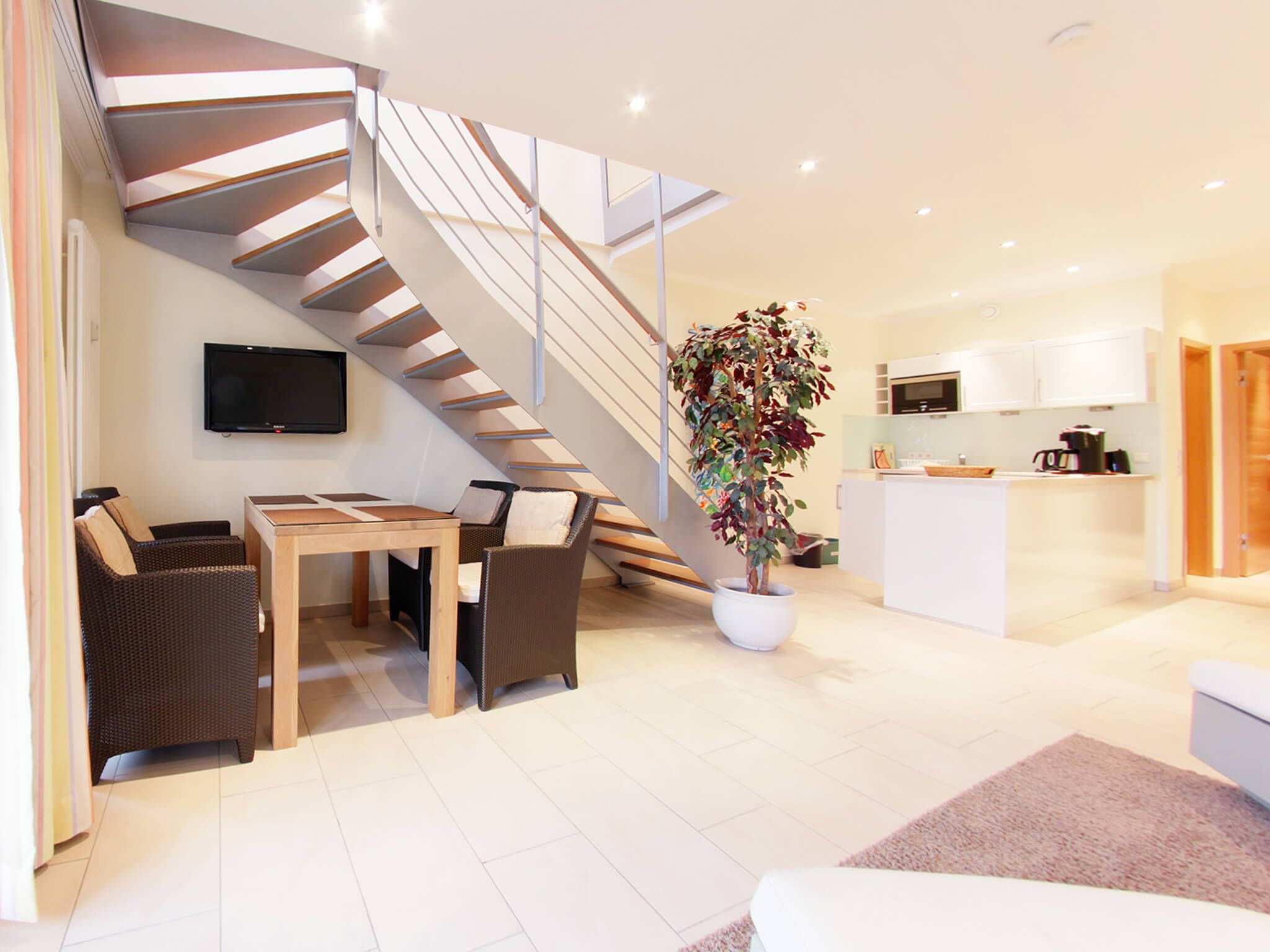 Strandvillen Binz Ferienwohnung mit Meerblick, 2 Schlafzimmern und Balkon (SV/768) Insel Rügen - Küche / Küchenzeile