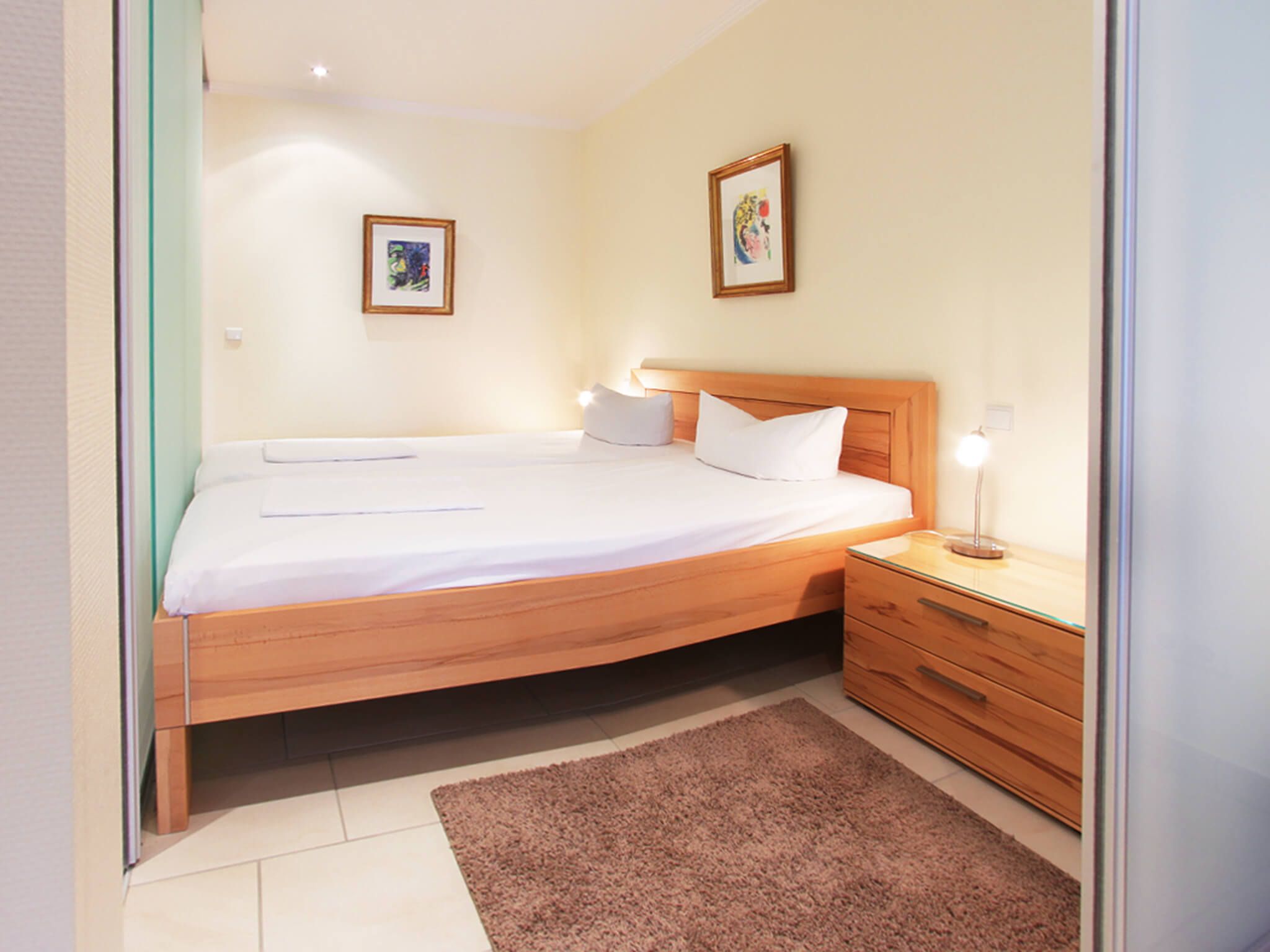 Strandvillen Binz Ferienwohnung mit Meerblick, 2 Schlafzimmern und Balkon (SV/768) Insel Rügen - Schlafzimmer