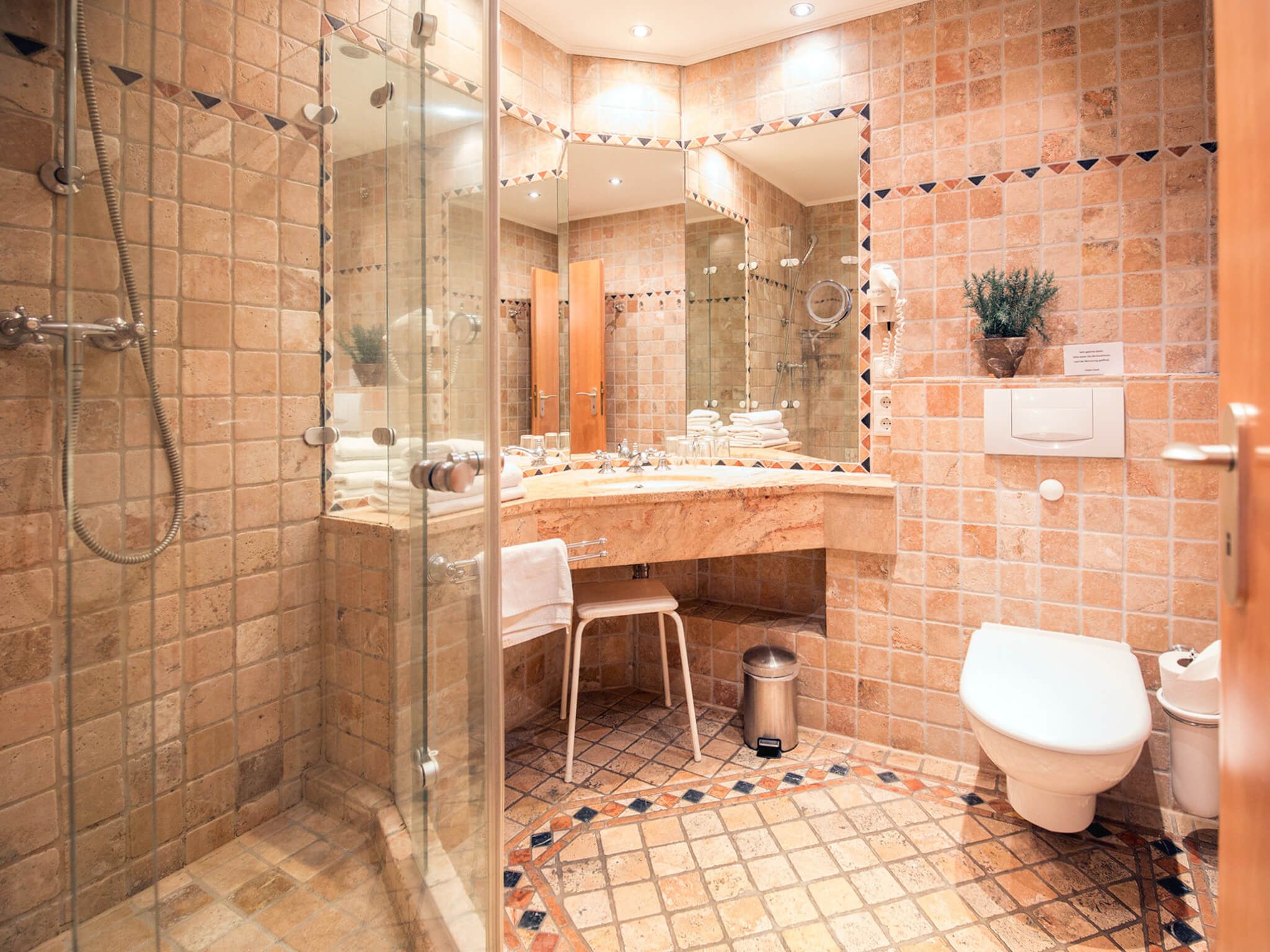 Strandvillen Binz Ferienwohnung mit Meerblick, 1 Schlafzimmer und Balkon (SV/769) Insel Rügen - Badezimmer