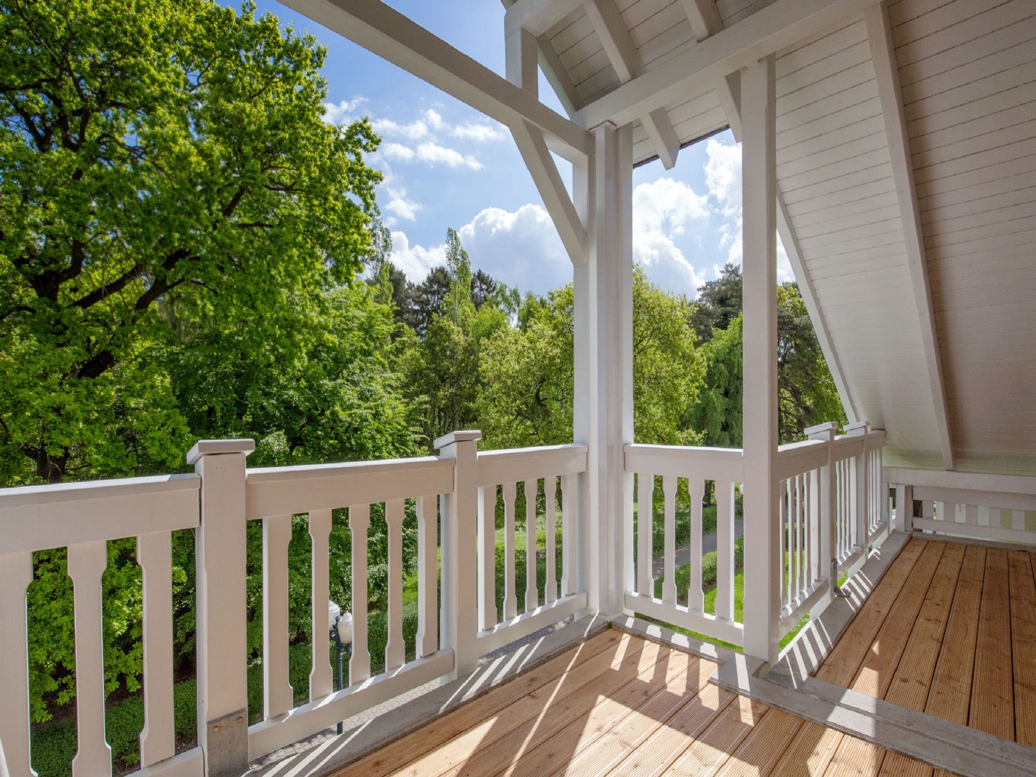 Dünenpark Binz Komfort Ferienwohnung mit 2 Schlafzimmern und Balkon im Dachgeschoss (039) Insel Rügen - Balkon