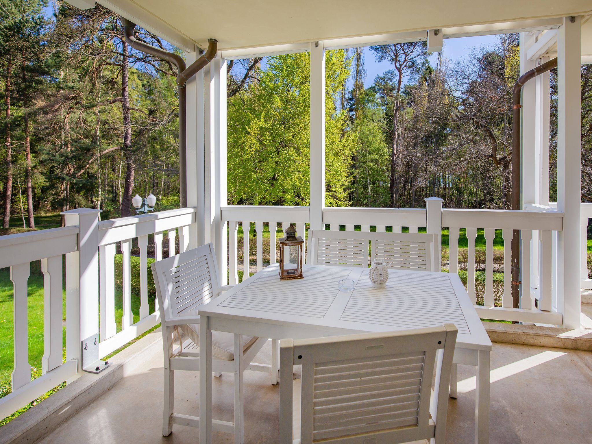 Dünenpark Binz Komfortplus Ferienwohnung mit 1 Schlafzimmer und Balkon im Obergeschoss (046) Insel Rügen - Balkon