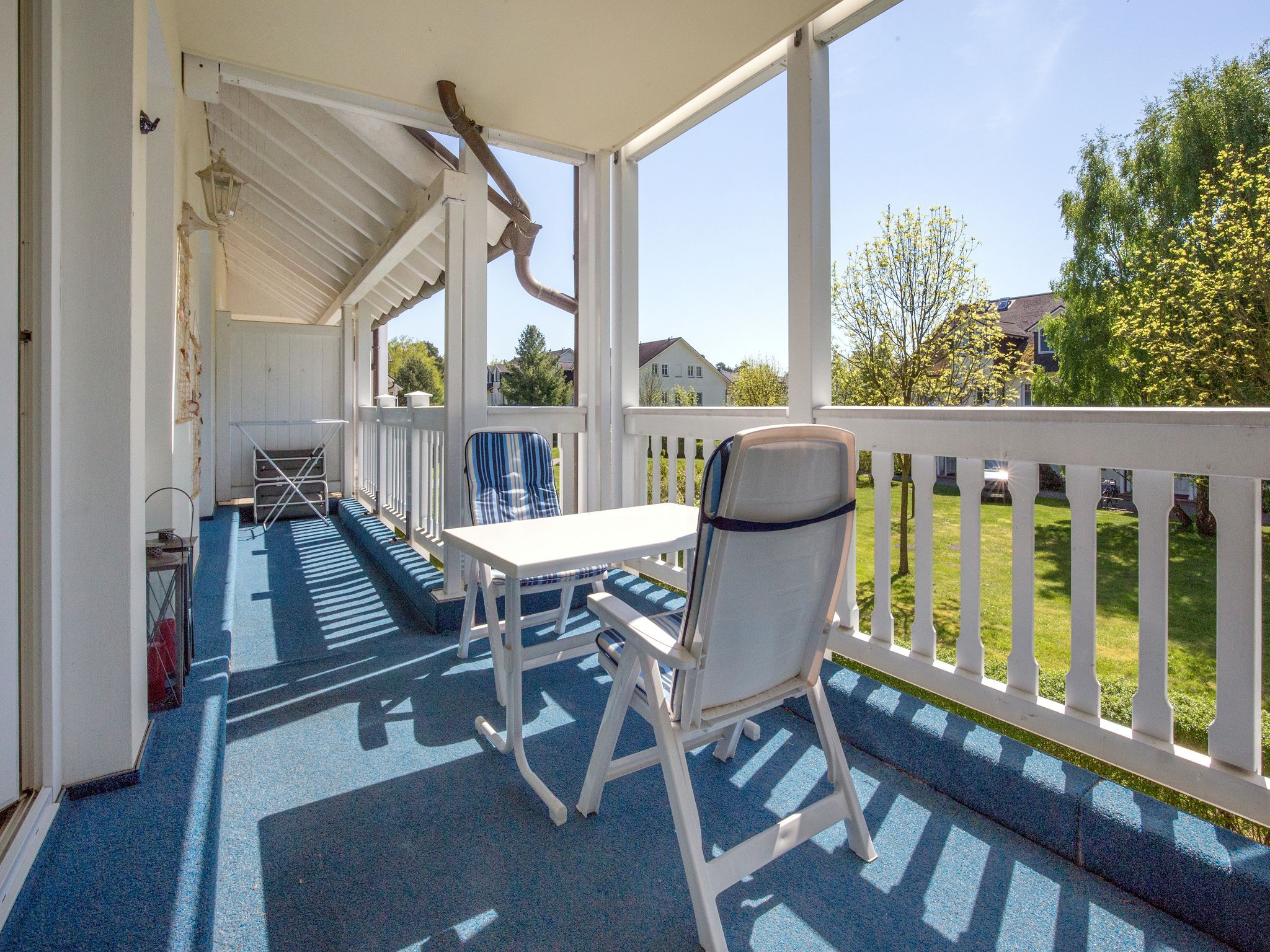 Dünenpark Binz Komfortplus Ferienwohnung mit 1 Schlafzimmer und Balkon im Obergeschoss (054) Insel Rügen - Balkon