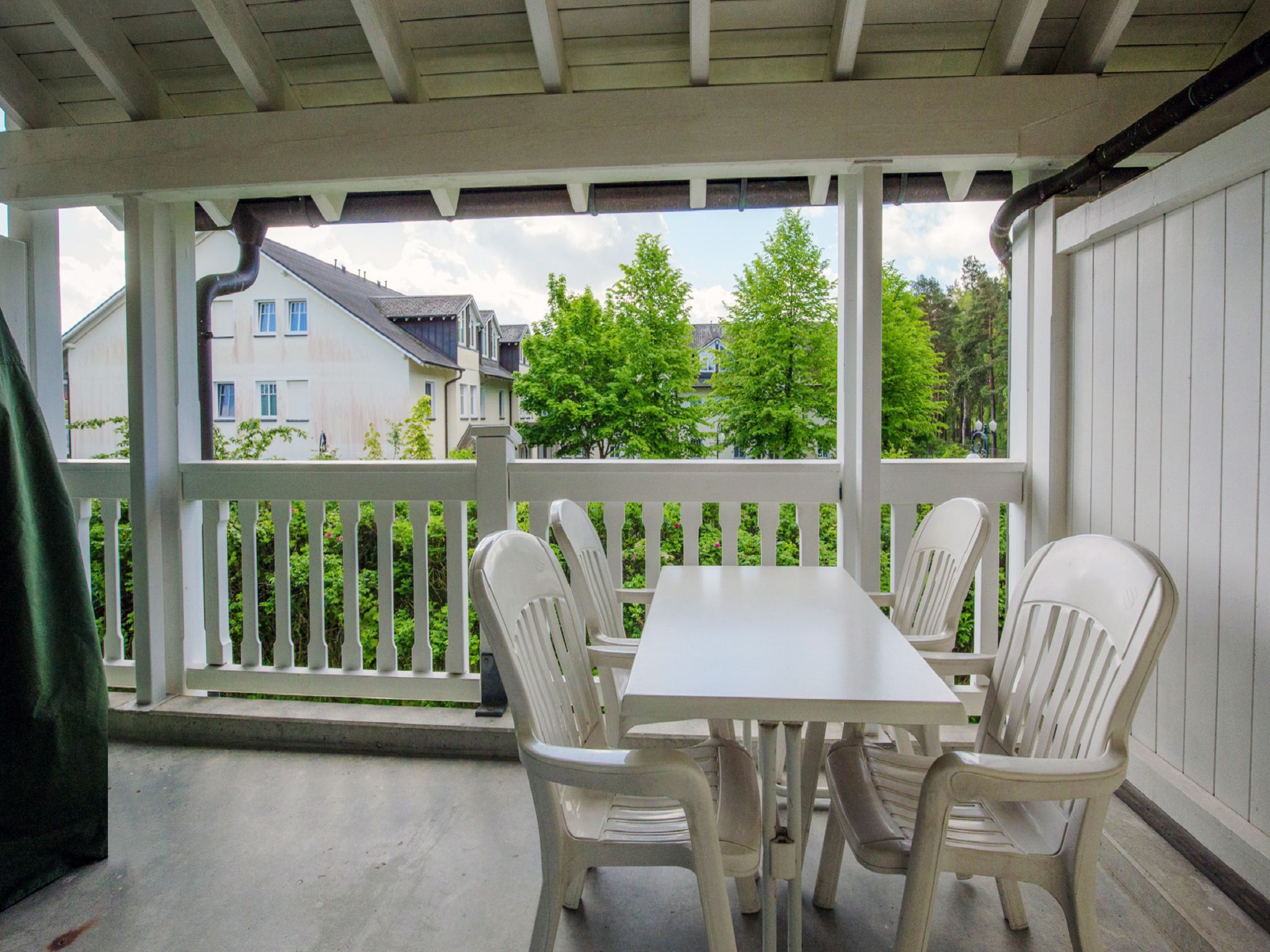 Dünenpark Binz Komfort Ferienwohnung mit 1 Schlafzimmer und Balkon im Obergeschoss (105) Insel Rügen - Balkon