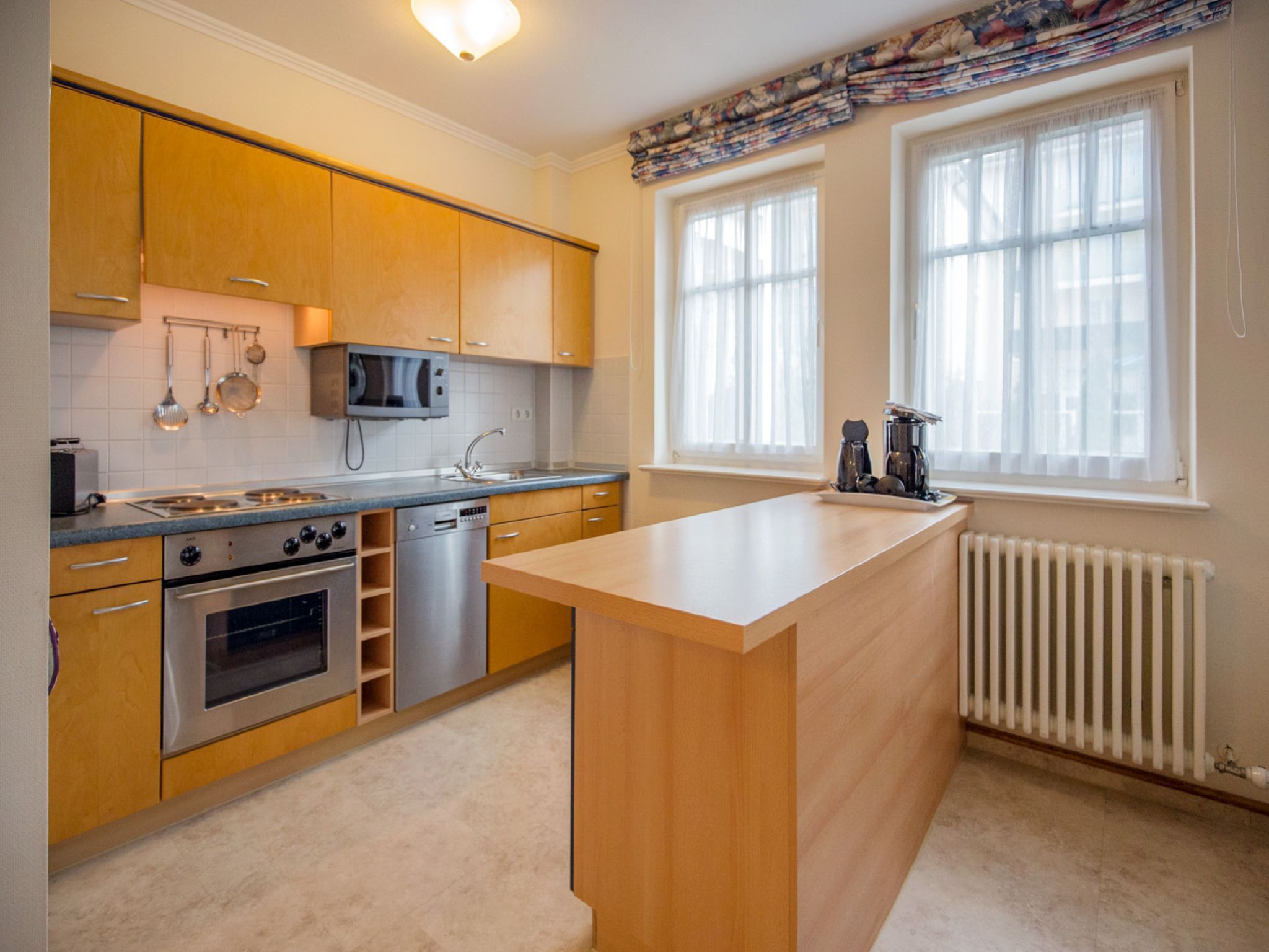 Dünenpark Binz Komfort Ferienwohnung mit 1 Schlafzimmer und Terrasse im Erdgeschoss (142) Insel Rügen - Küche / Küchenzeile