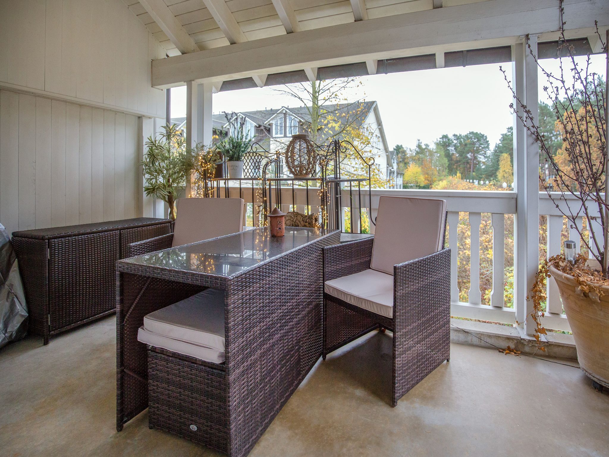 Dünenpark Binz Komfortplus Ferienwohnung mit 1 Schlafzimmer und Balkon im Obergeschoss (155) Insel Rügen - Balkon