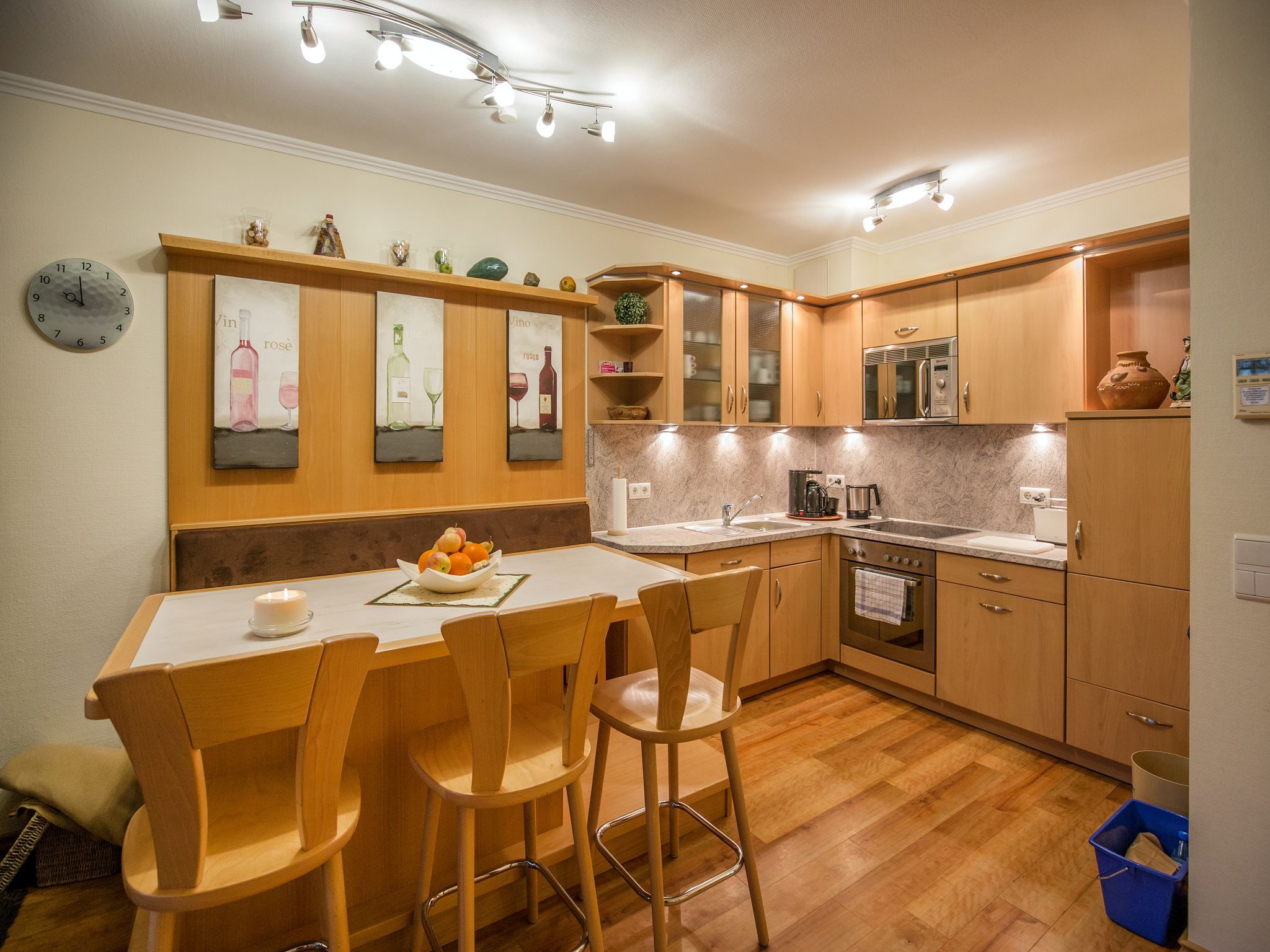 Dünenpark Binz Komfortplus Ferienwohnung mit 2 Schlafzimmern und Balkon im Obergeschoss (170) Insel Rügen - Küche / Küchenzeile