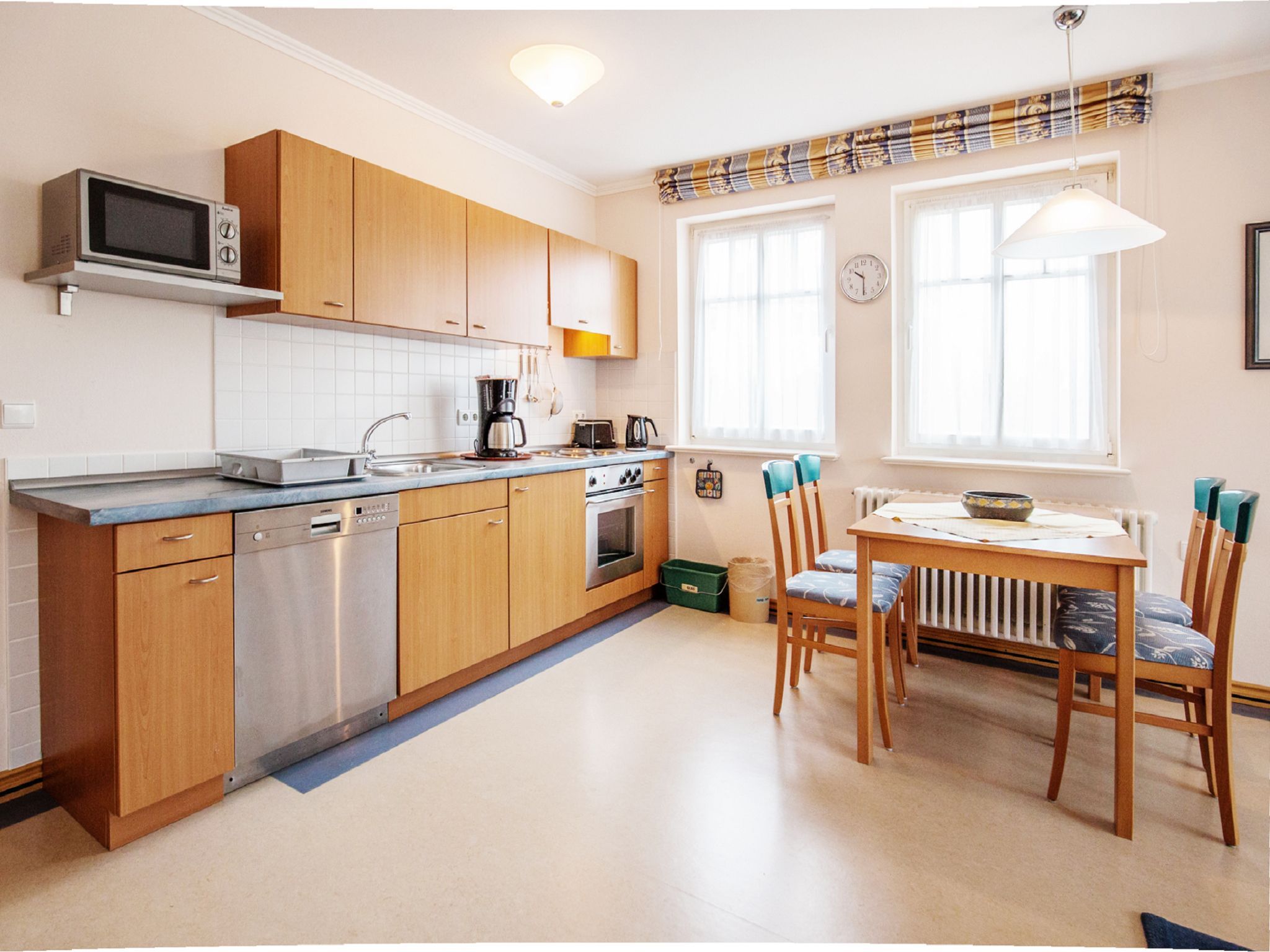 Dünenpark Binz Klassik Ferienwohnung mit 1 Schlafzimmer und Terrasse im Erdgeschoss (178) Insel Rügen - Küche / Küchenzeile