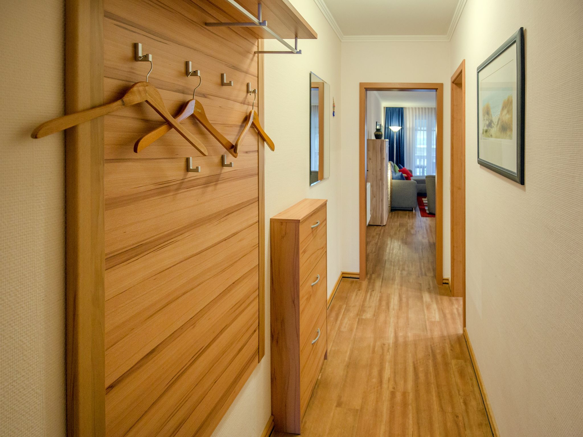 Dünenpark Binz Komfortplus Ferienwohnung mit 1 Schlafzimmer und Balkon im Obergeschoss (203) Insel Rügen - Empfang