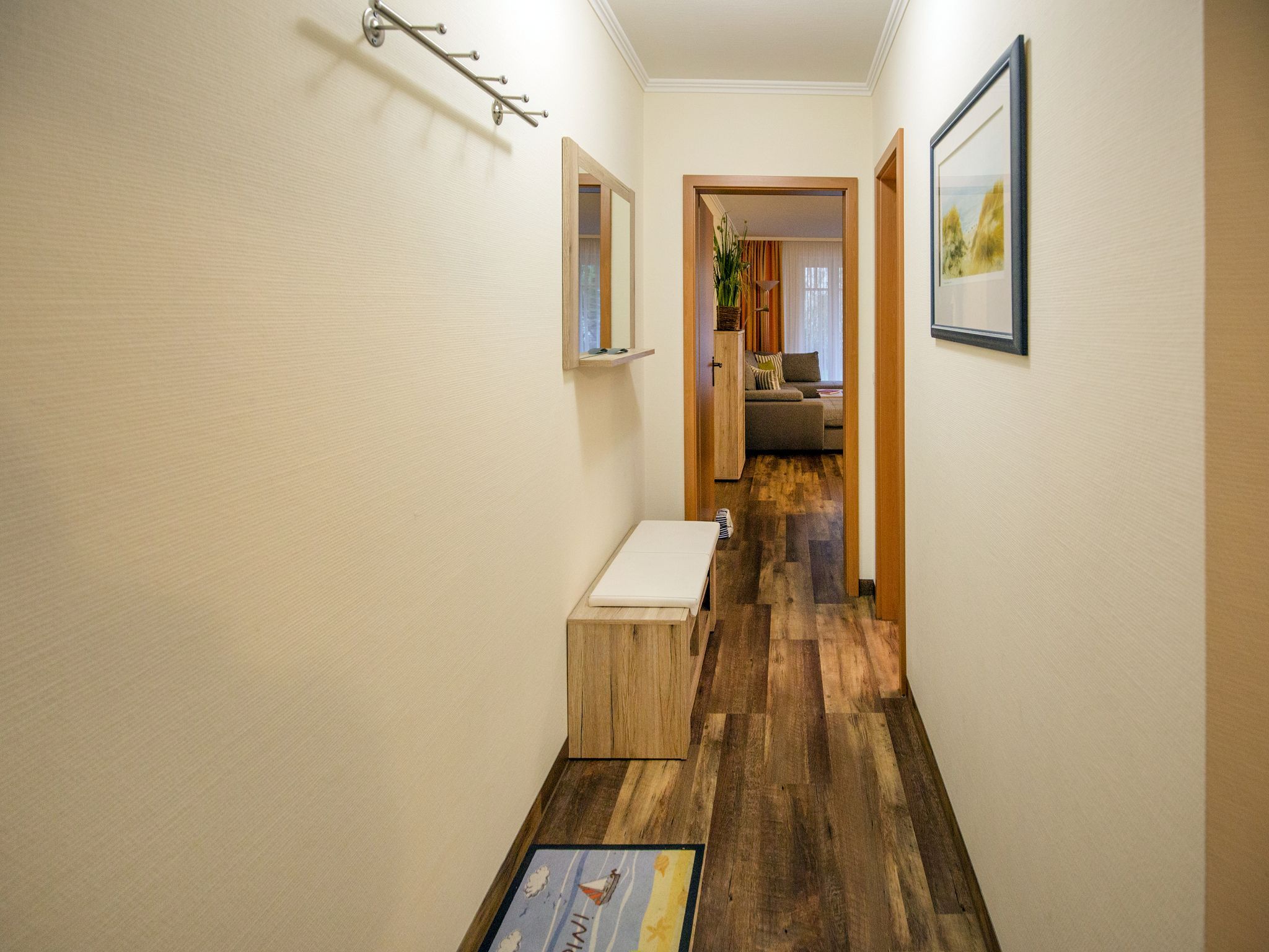 Dünenpark Binz Komfortplus Ferienwohnung mit 1 Schlafzimmer und Terrasse im Erdgeschoss (221) Insel Rügen - Empfang