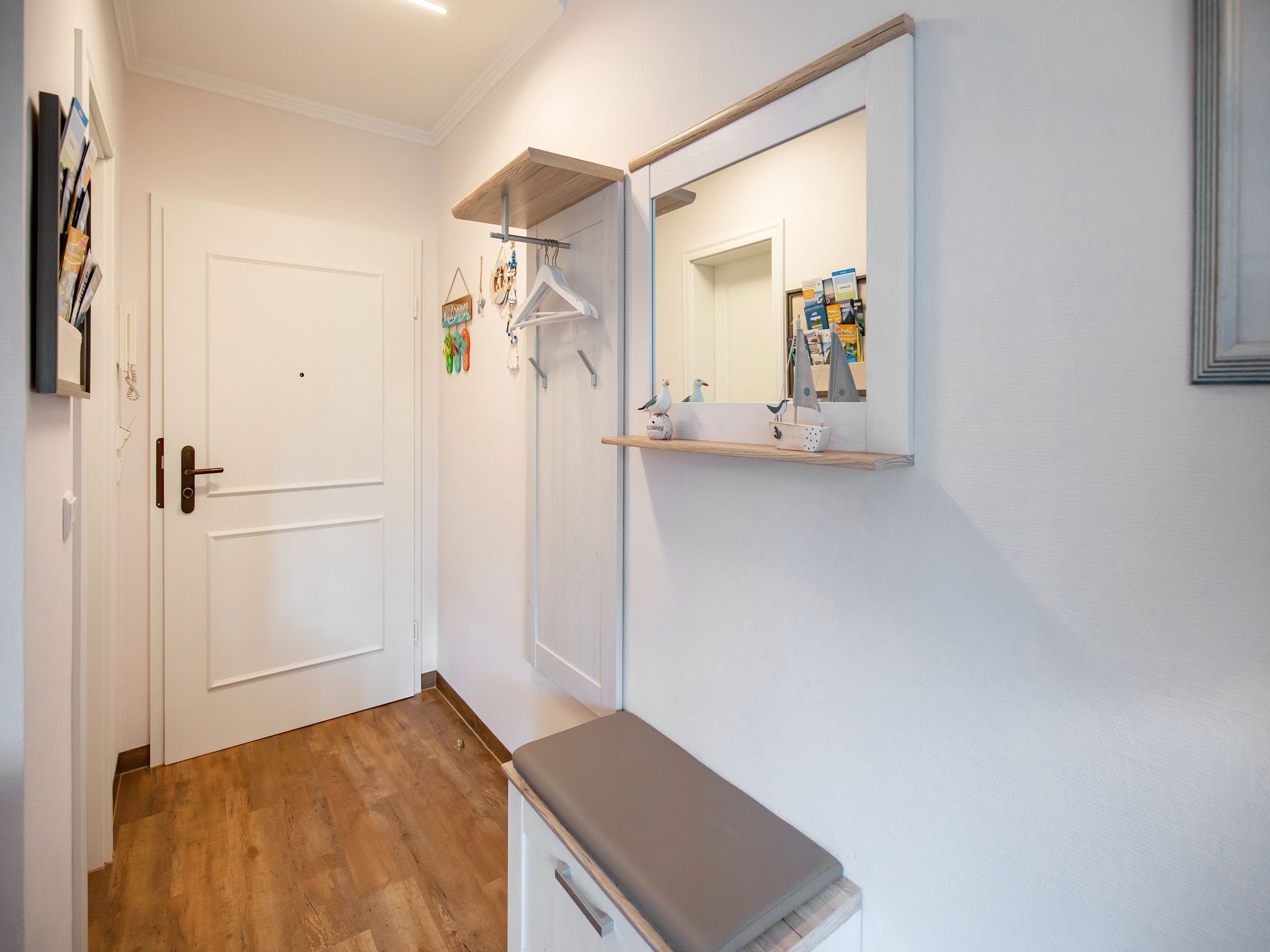 Dünenpark Binz Komfort Ferienwohnung mit 1 Schlafzimmer und Balkon im Dachgeschoss (283) Insel Rügen - Empfang