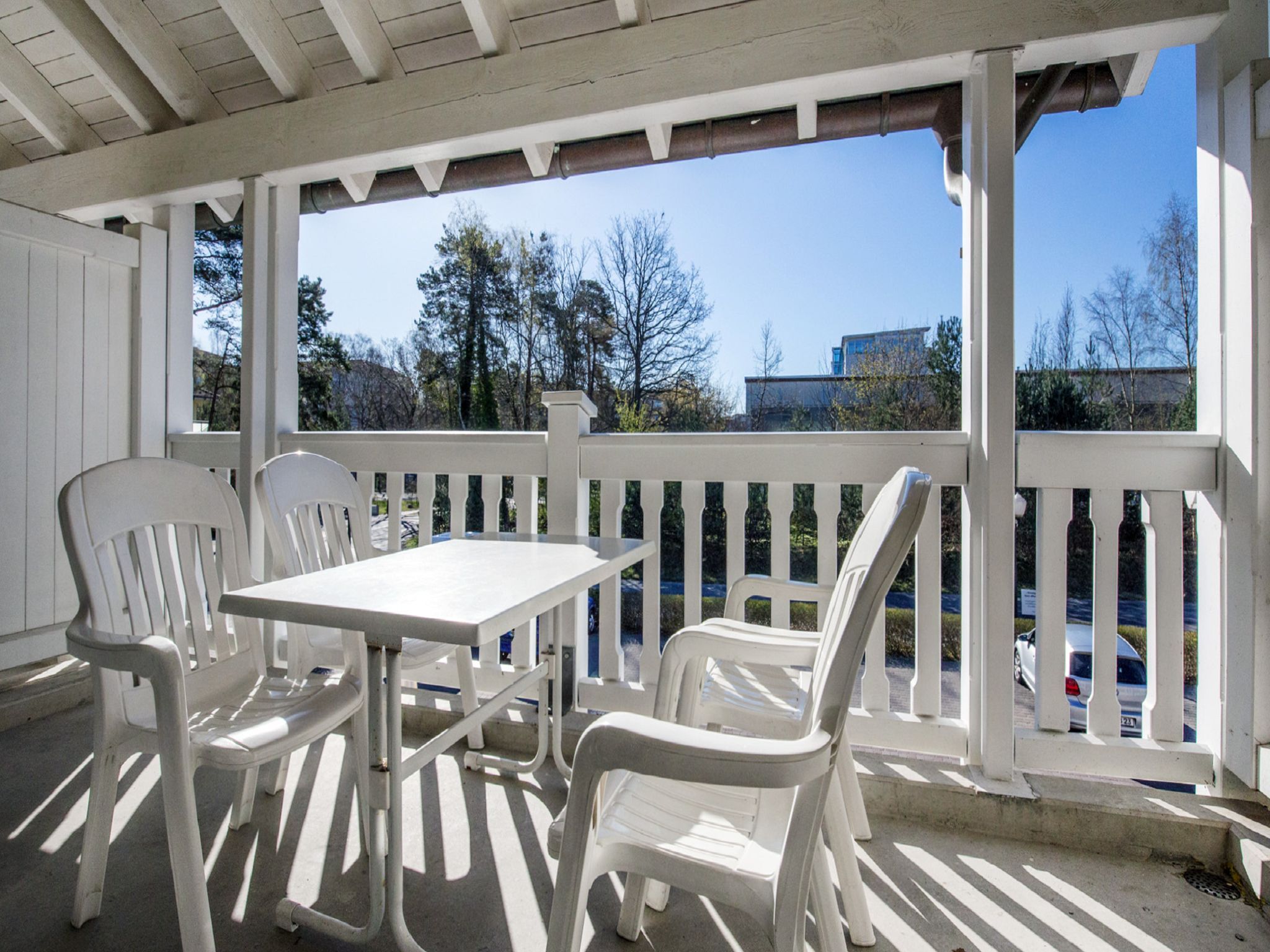 Dünenpark Binz Komfort Ferienwohnung mit 1 Schlafzimmer und Balkon im Obergeschoss (301) Insel Rügen - Balkon