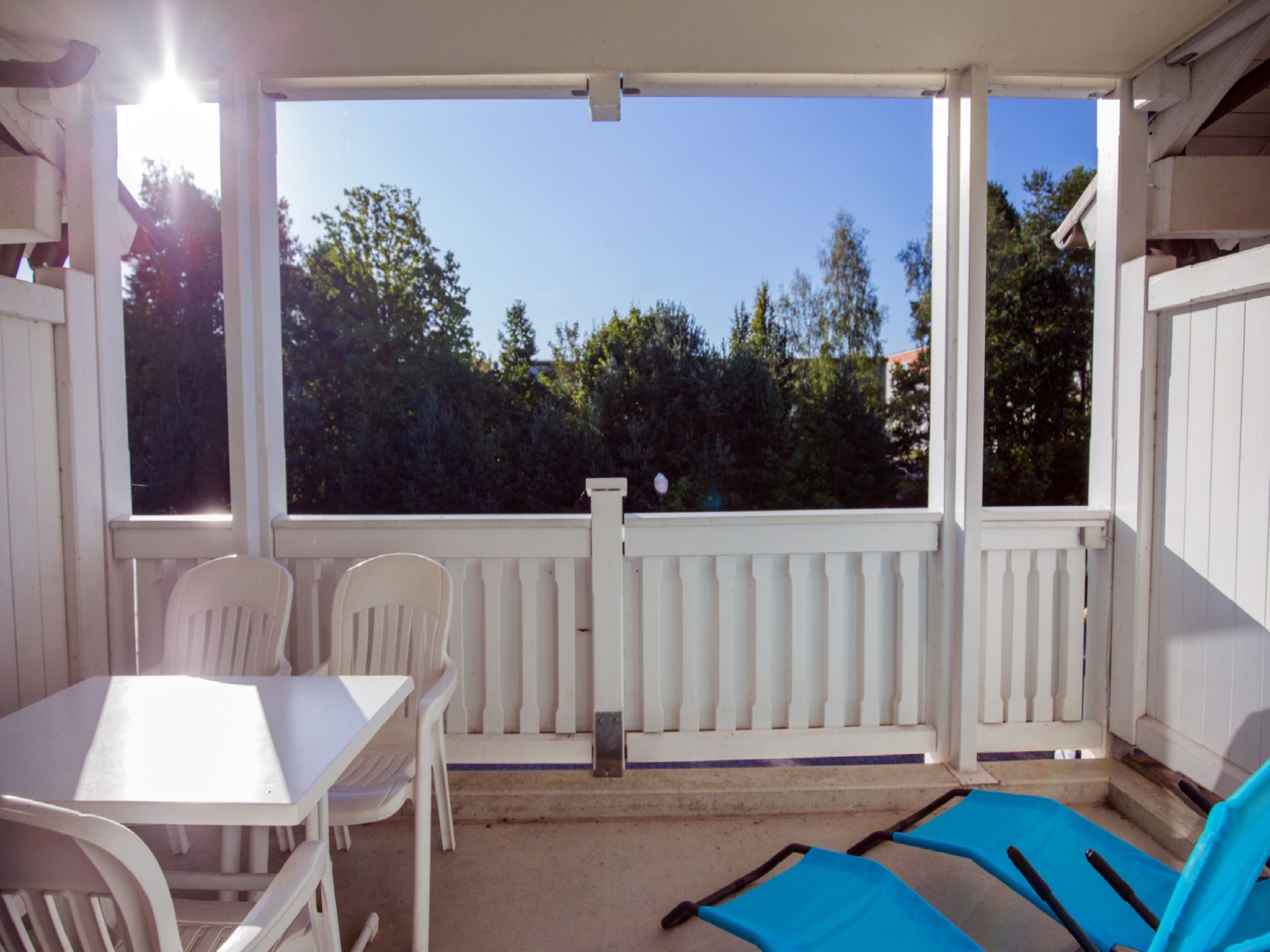 Dünenpark Binz Komfort Ferienwohnung mit 1 Schlafzimmer und Balkon im Obergeschoss (300) Insel Rügen - Balkon