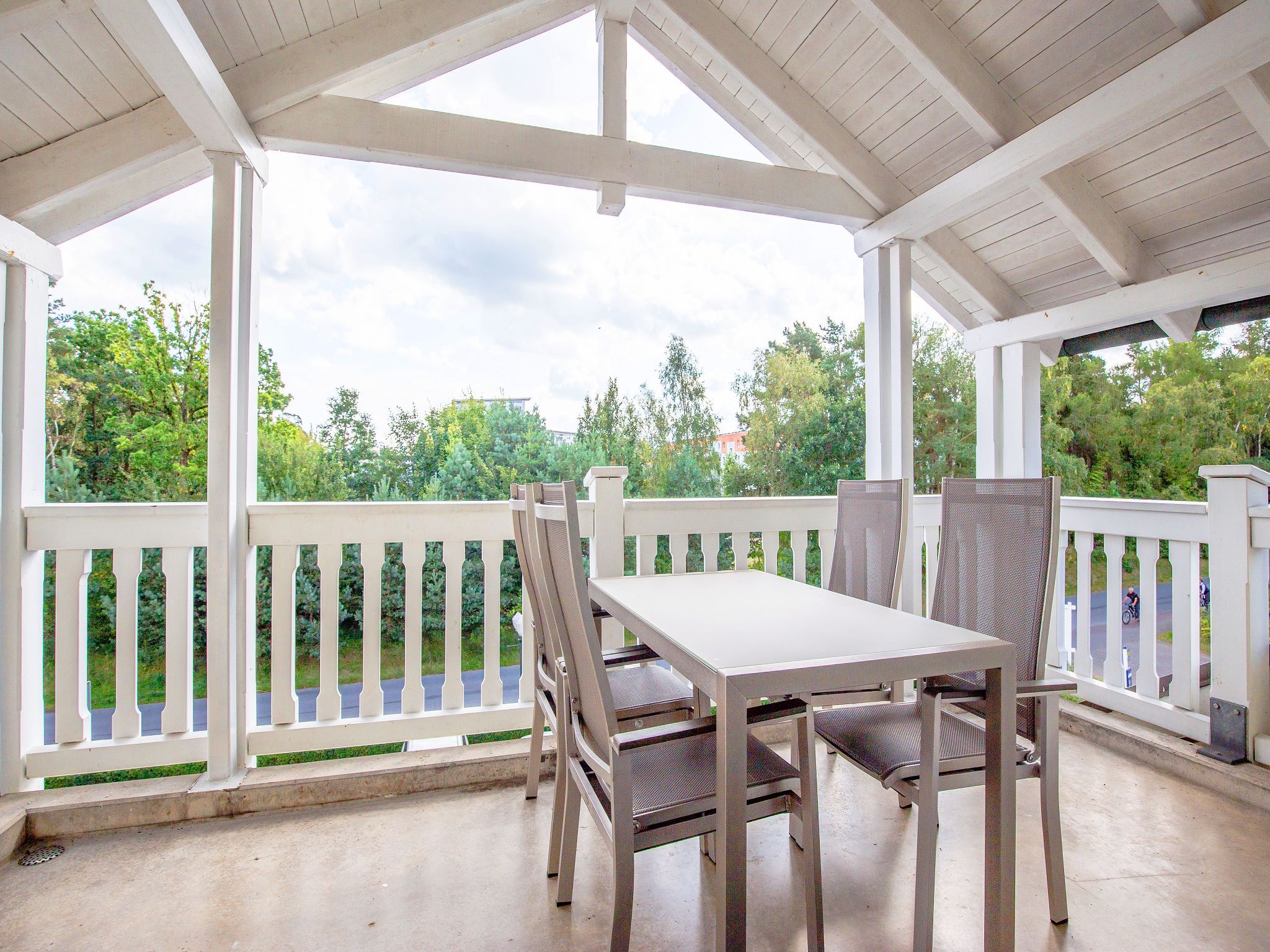 Dünenpark Binz Komfort Ferienwohnung mit 1 Schlafzimmer und Balkon im Dachgeschoss (306) Insel Rügen - Balkon