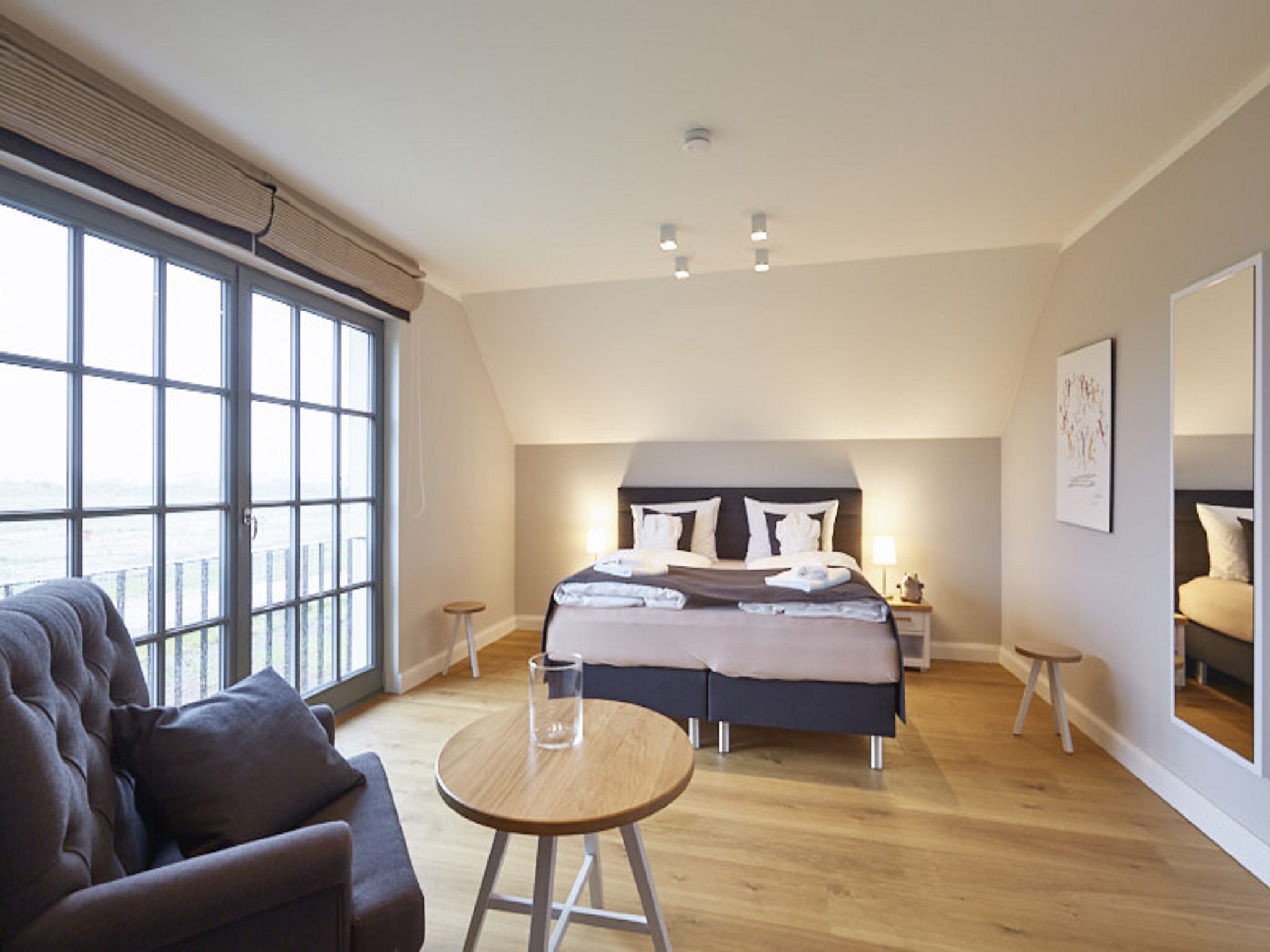 Superior Reetdachvilla mit 2 Schlafzimmern und Kamin (E26) - Schlafzimmer