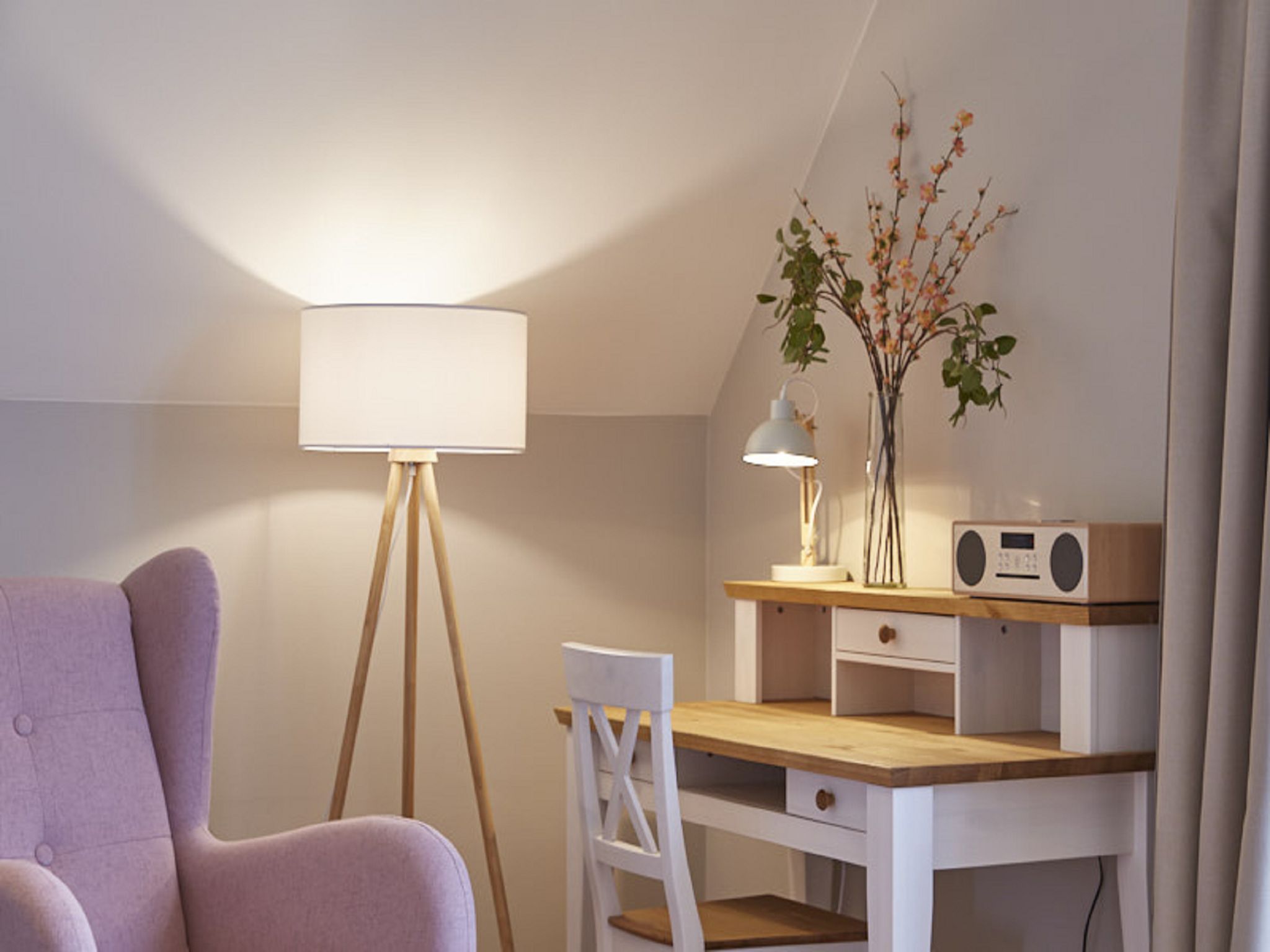 Premium Reetdachvilla mit 3 Schlafzimmern, Sauna und Kamin (E21) - Schlafzimmer