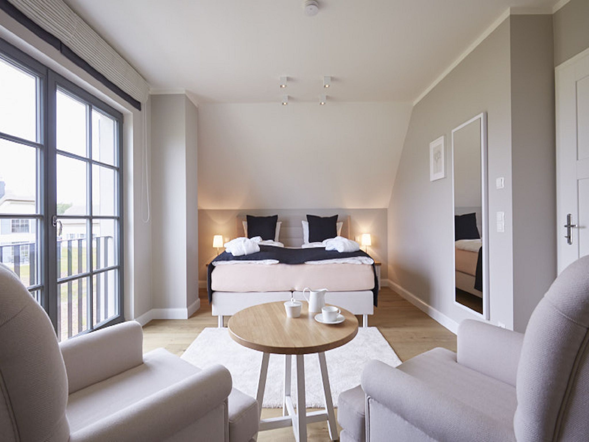 Premium Reetdachvilla mit 3 Schlafzimmern, Sauna und Kamin (E18) - Schlafzimmer