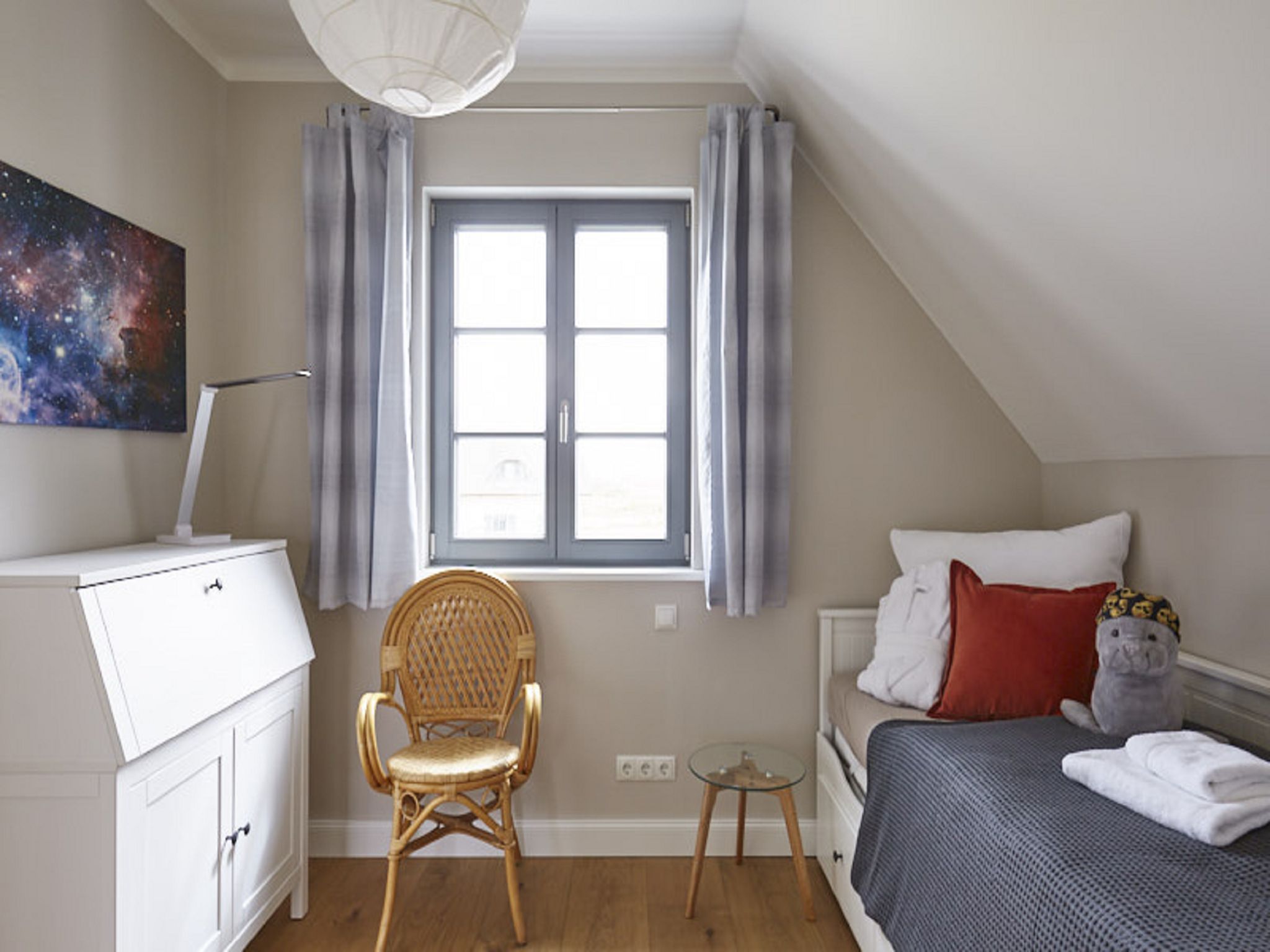 Premium Reetdachvilla mit 3 Schlafzimmern, Sauna und Kamin (E15) - Schlafzimmer