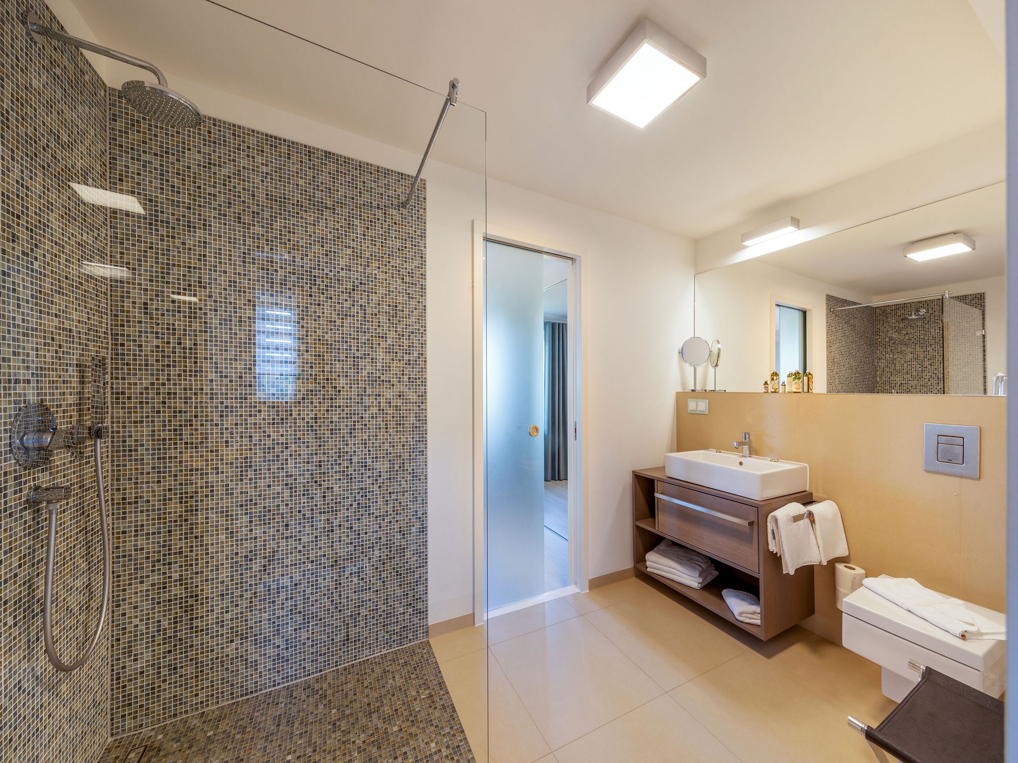 Dünenresidenz Prora Ferienwohnung mit Meerblick, 3 Schlafzimmern und Balkon (NP/207) Insel Rügen - Badezimmer