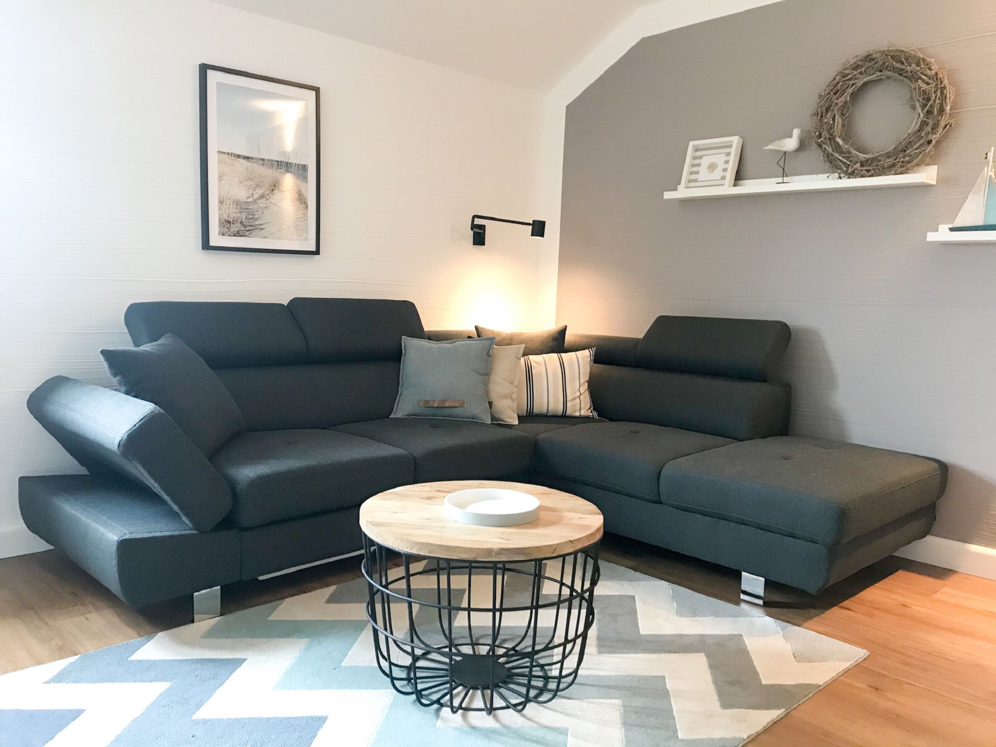 Feriendorf Rugana Komfortplus Ferienwohnung mit 1 Schlafzimmer (A03) Insel Rügen - Wohnzimmer