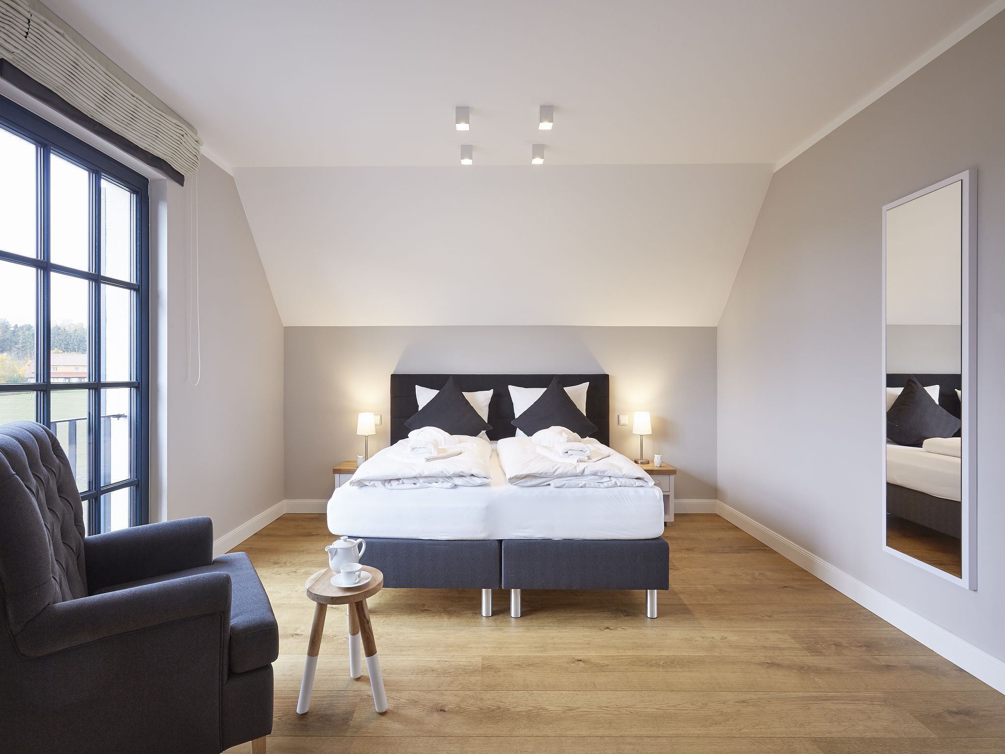 Superior Reetdachvilla mit 2 Schlafzimmern und Kamin (F06) - Schlafzimmer