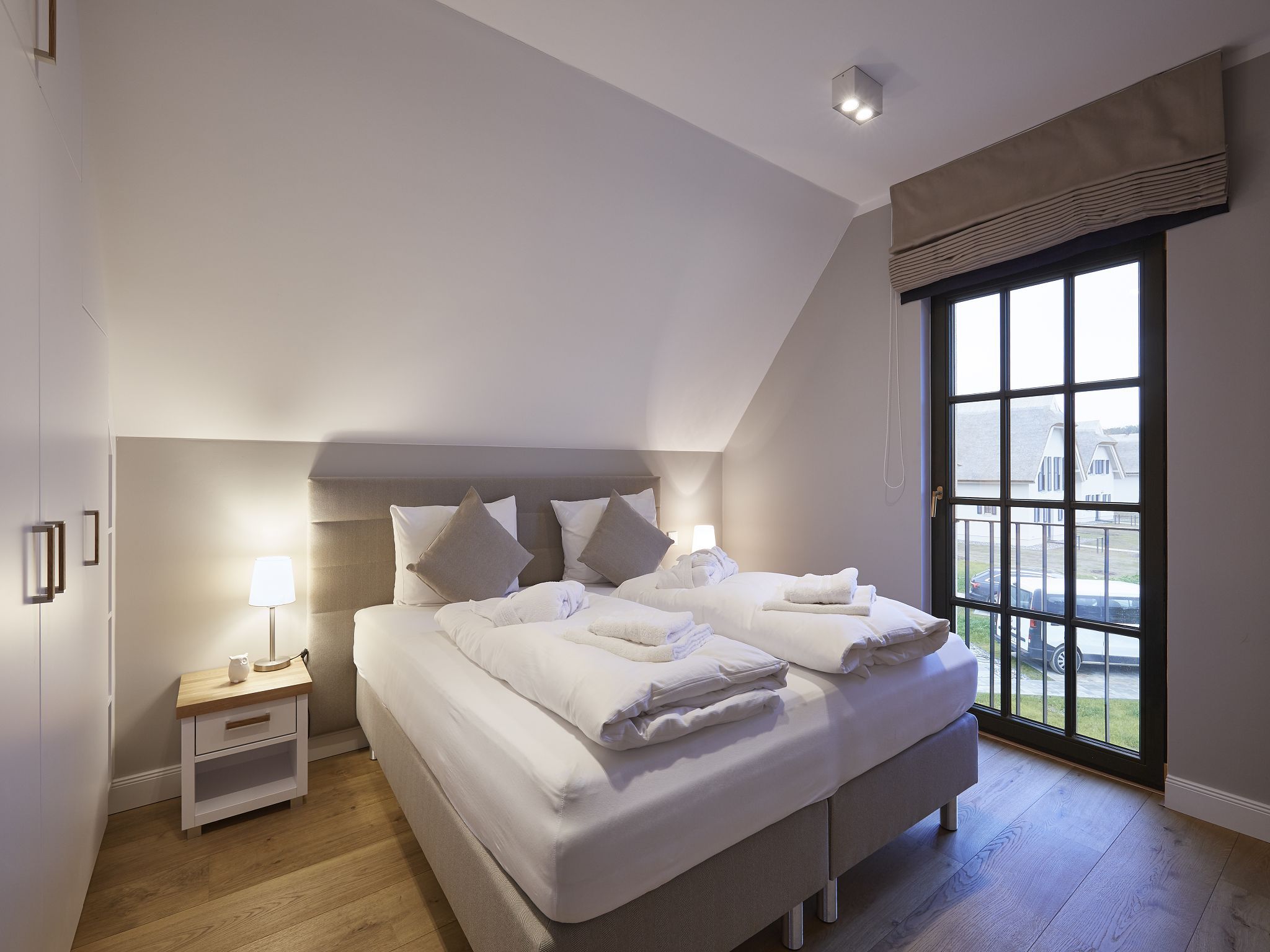 Luxus Reetdachvilla mit 3 Schlafzimmern, Sauna und Kamin (F11) - Schlafzimmer