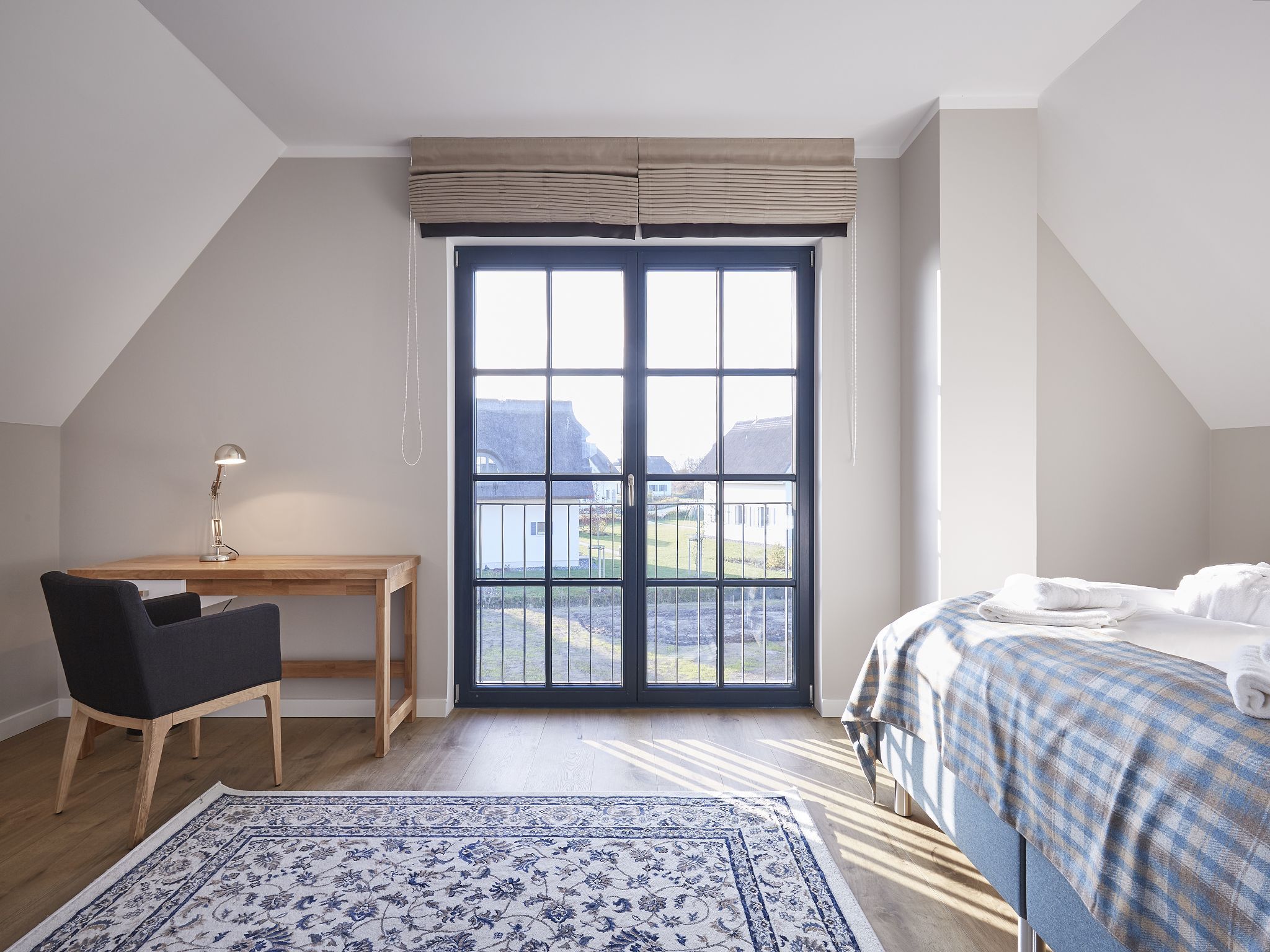 Premium Reetdachvilla mit 3 Schlafzimmern, Sauna und Kamin (F07) - Schlafzimmer