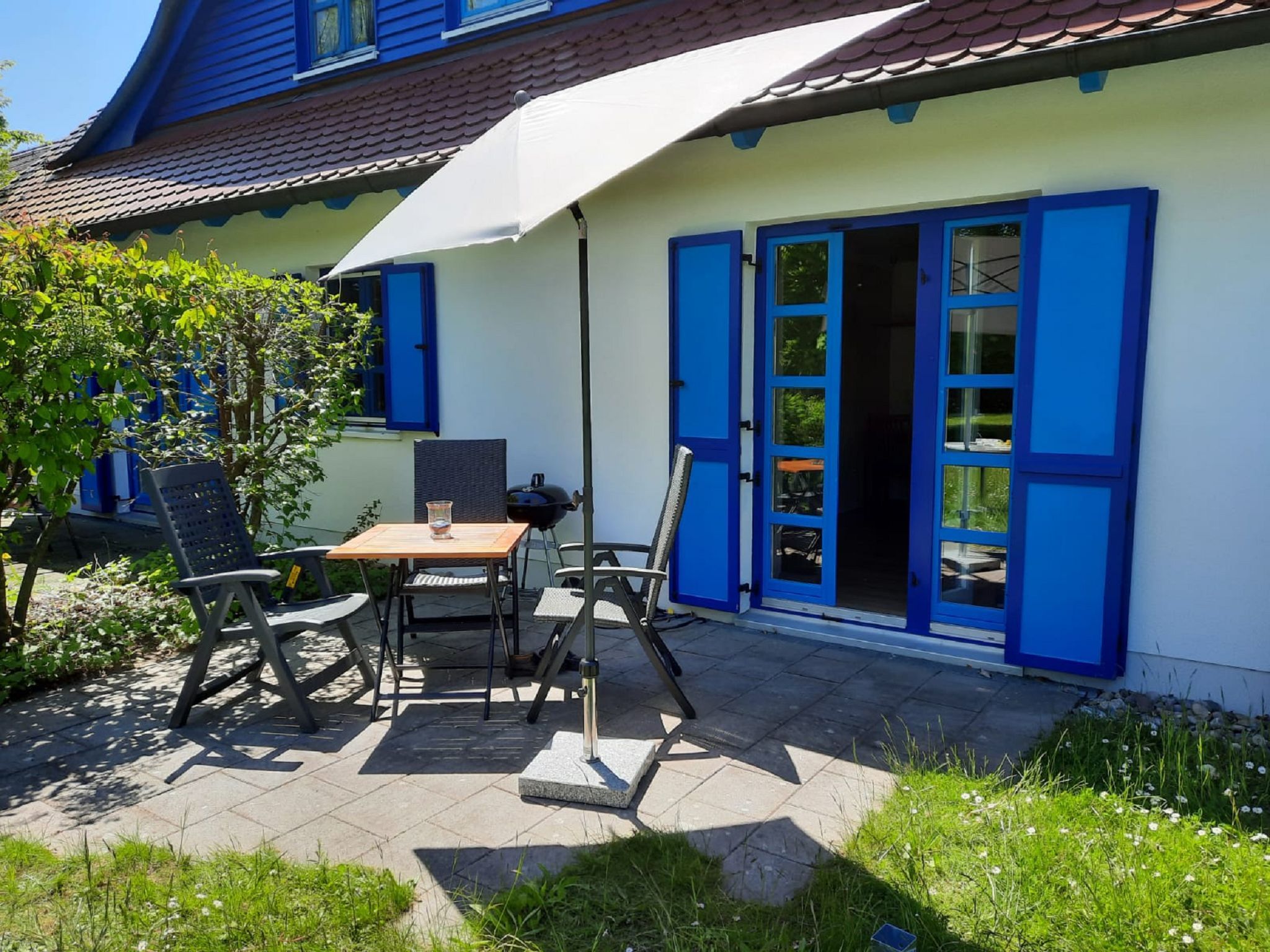 Feriendorf Rugana Komfortplus 1-Raum Ferienwohnung mit Terrasse (A41) Insel Rügen - Terrasse