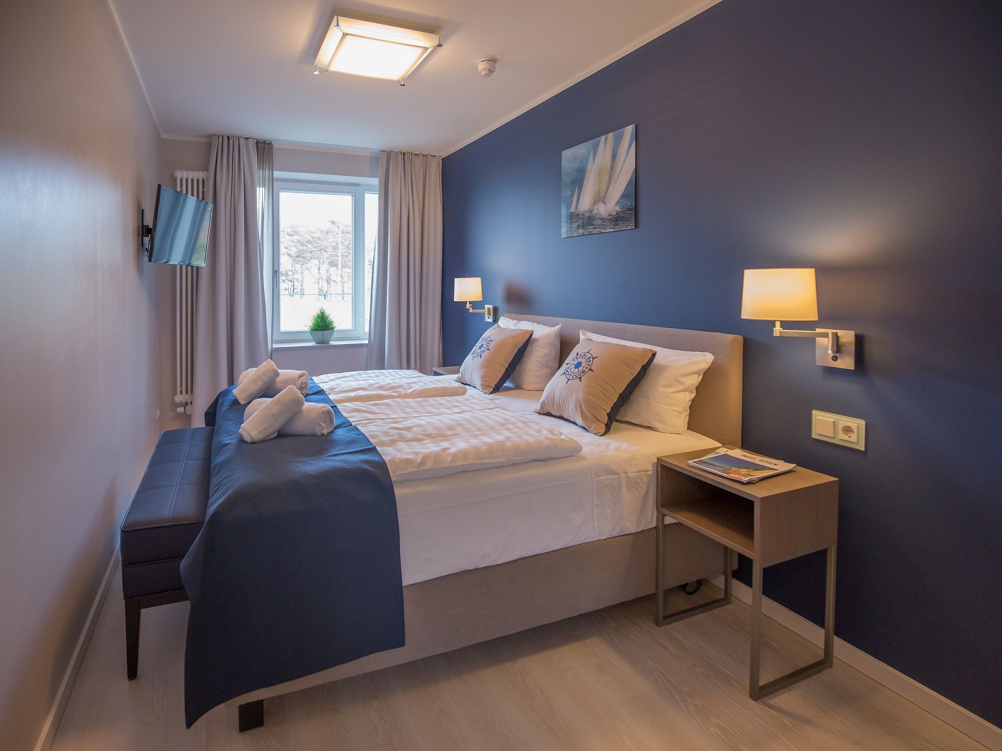 Dünenresidenz Prora Ferienwohnung mit Meerblick, 2 Schlafzimmern und Balkon (NP/107) Insel Rügen - Schlafzimmer