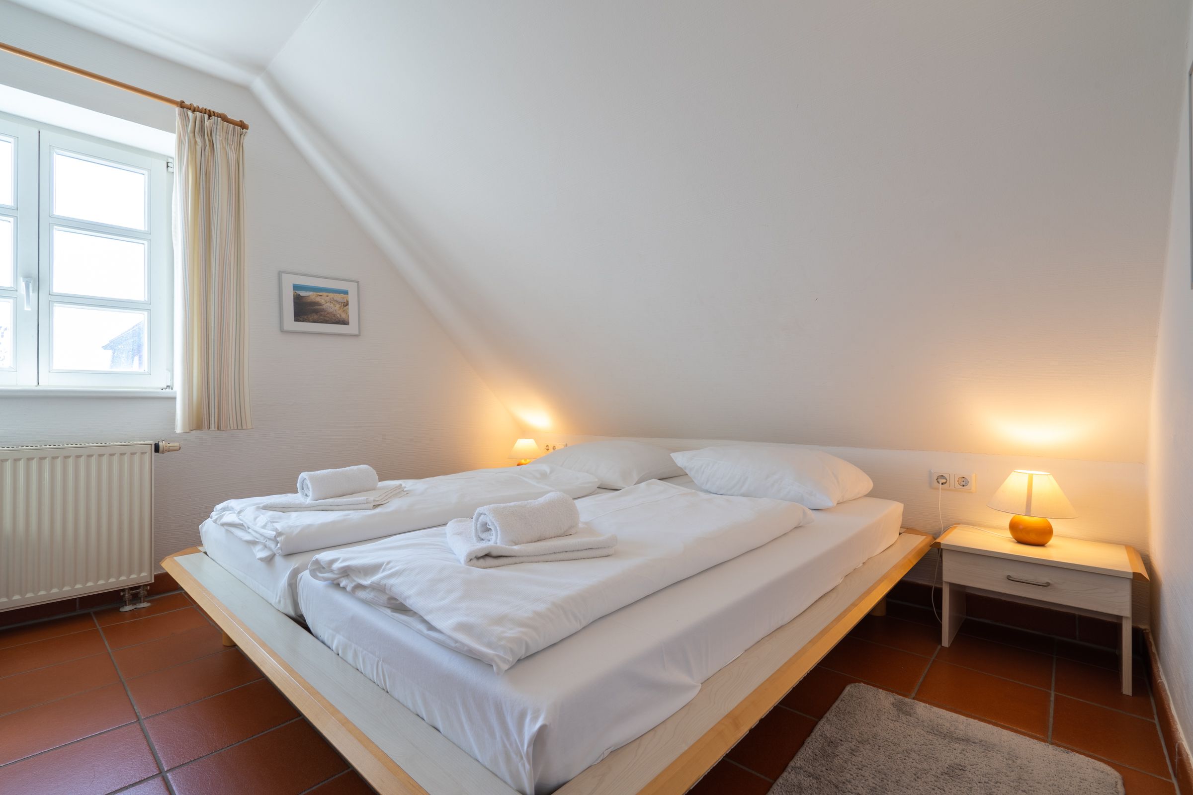 Feriendorf Rugana Komfort Ferienwohnung mit 1 Schlafzimmer (B08) Insel Rügen - Schlafzimmer