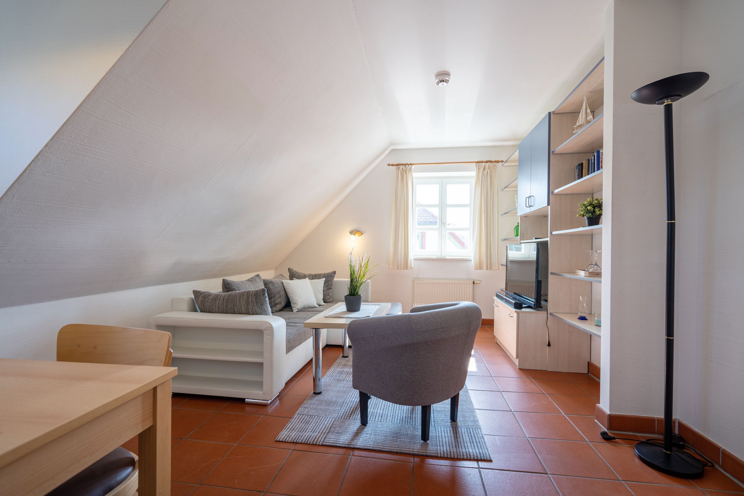 Feriendorf Rugana Komfort Ferienwohnung mit 1 Schlafzimmer (B17) Insel Rügen - Wohnzimmer