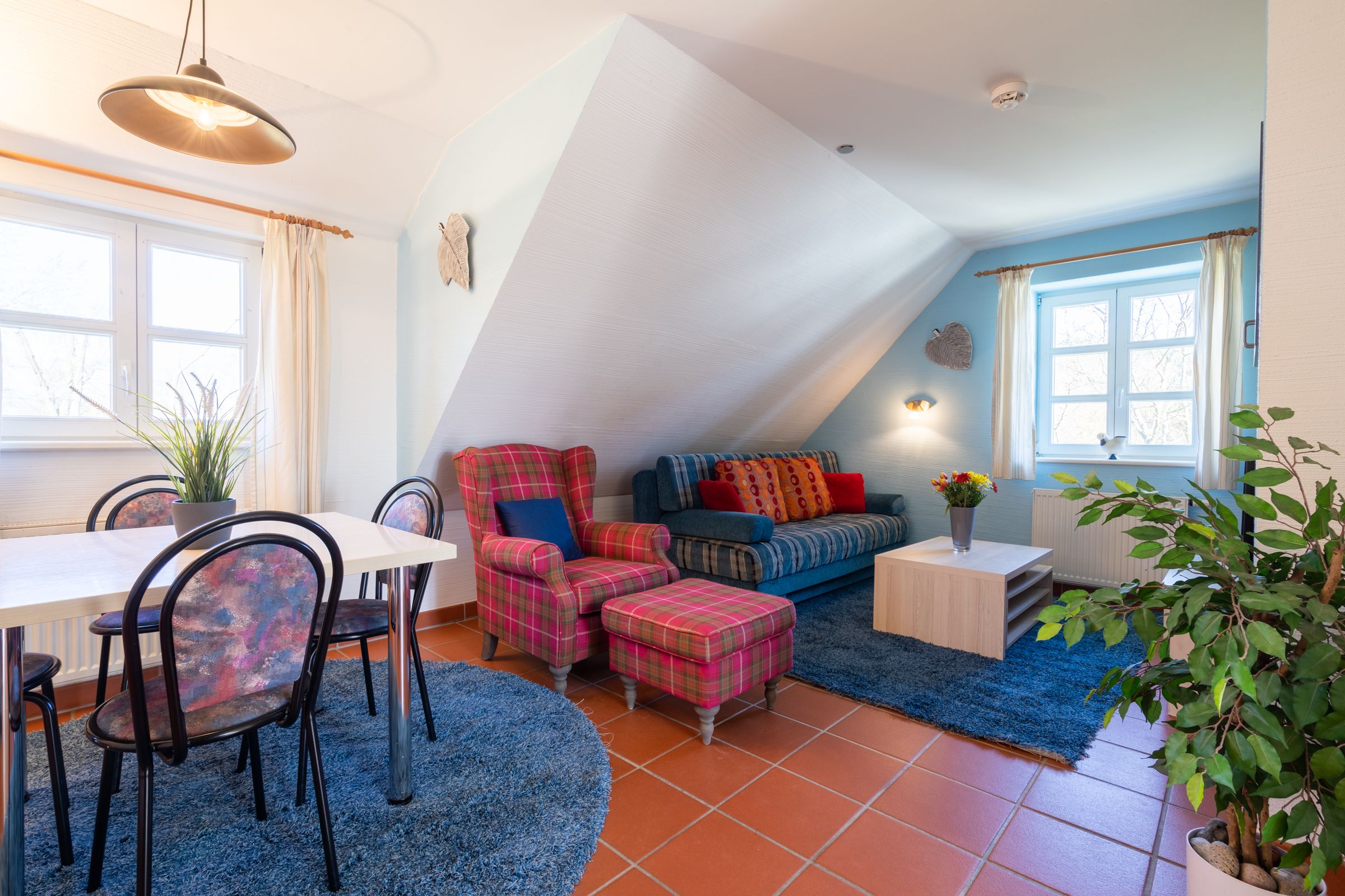 Feriendorf Rugana Klassik Ferienwohnung mit 1 Schlafzimmer (C40) Insel Rügen - Wohnzimmer