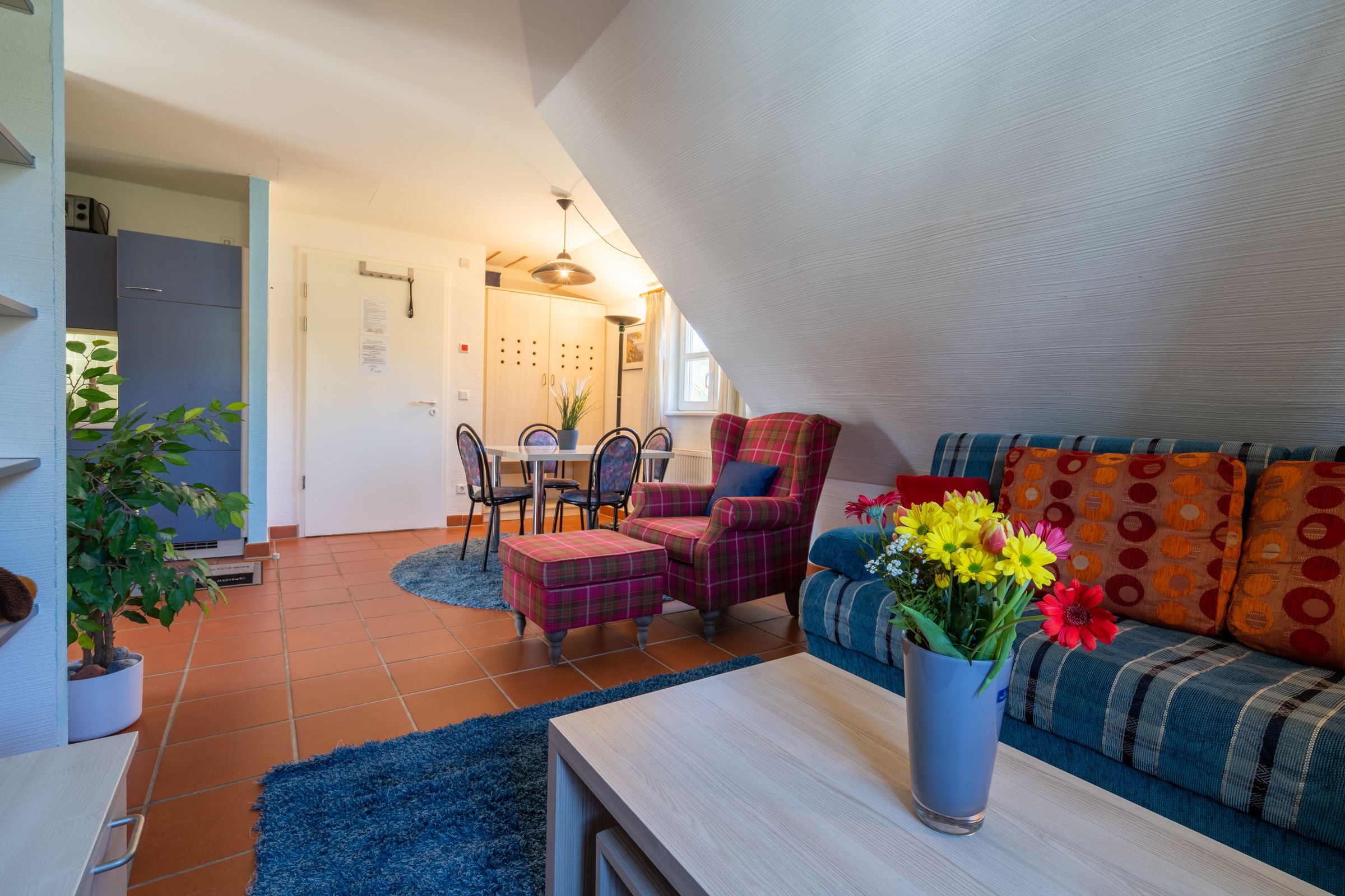 Feriendorf Rugana Klassik Ferienwohnung mit 1 Schlafzimmer (C40) Insel Rügen - Wohnzimmer