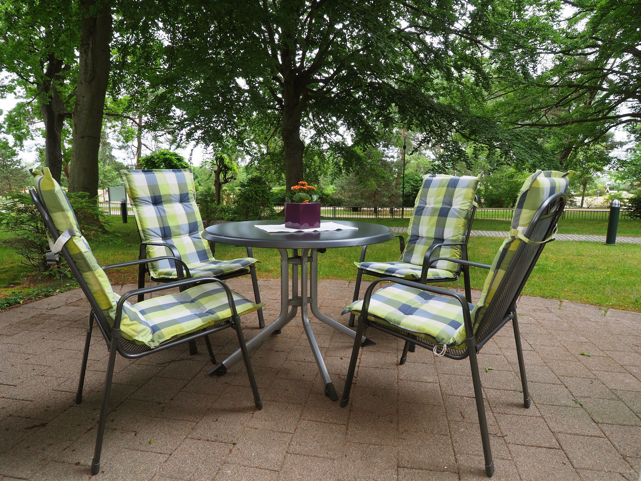 Kaiservillen Heringsdorf 2-Raum-Ferienwohnung mit 1 Schlafzimmer und Terrasse (DG22) Insel Usedom - Terrasse