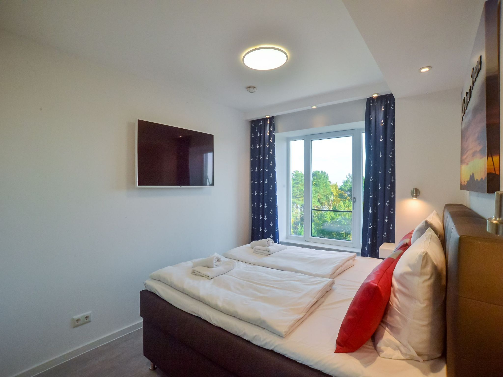 Dünenresidenz Prora Proradies Sonnendeck SkySuite (B3/5.4) Insel Rügen - Schlafzimmer