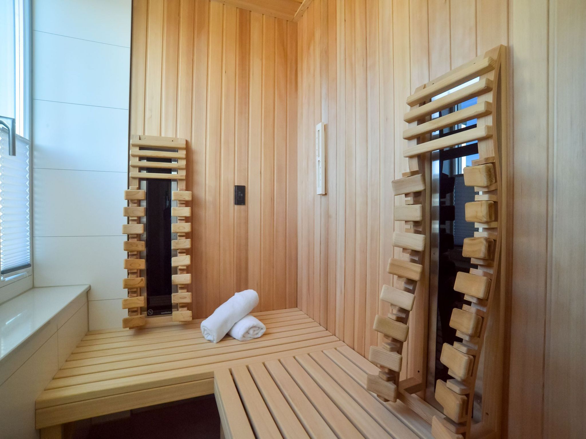 Dünenresidenz Prora Proradies Sonnendeck SkySuite (B3/5.4) Insel Rügen - Sauna