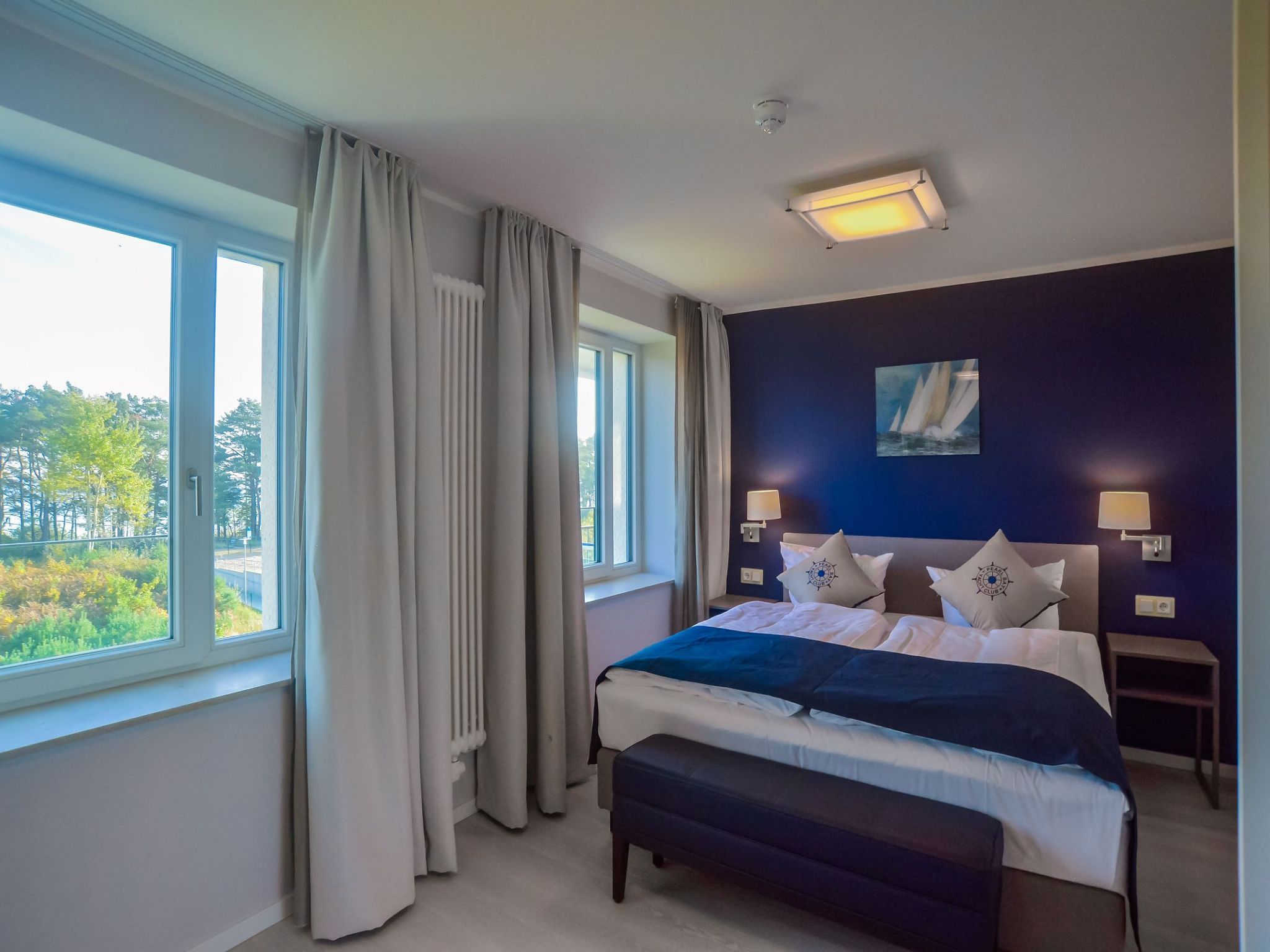 Dünenresidenz Prora Ferienwohnung mit Meerblick, 1 Schlafzimmer und Balkon (NP/312) Insel Rügen - Schlafzimmer