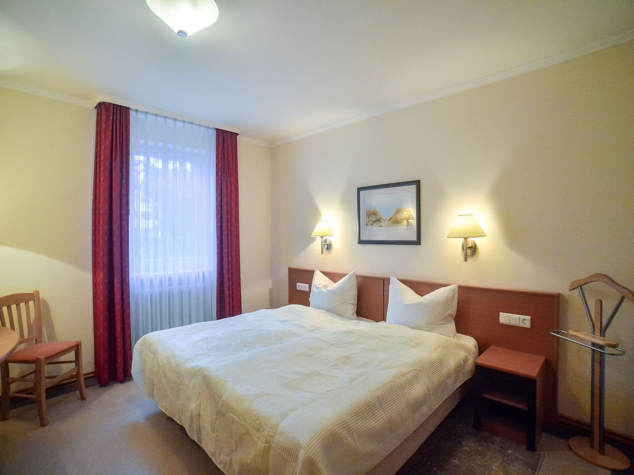 Dünenpark Binz Komfort Ferienwohnung mit 1 Schlafzimmer und Terrasse im Erdgeschoss (074) Insel Rügen - Schlafzimmer