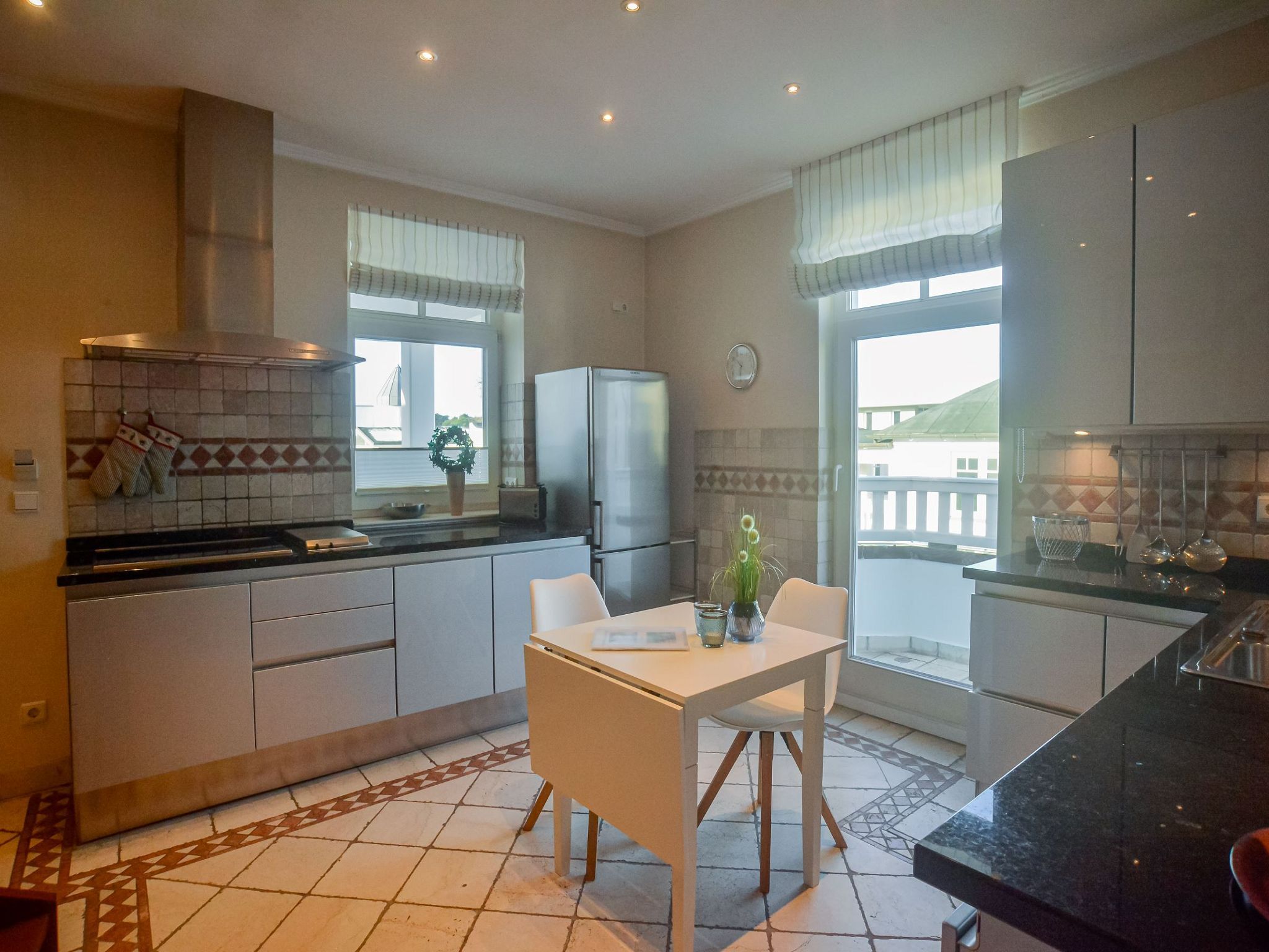 Strandvillen Binz Ferienwohnung mit Meerblick, 1 Schlafzimmer und Balkon (SV/618) Insel Rügen - Küche / Küchenzeile