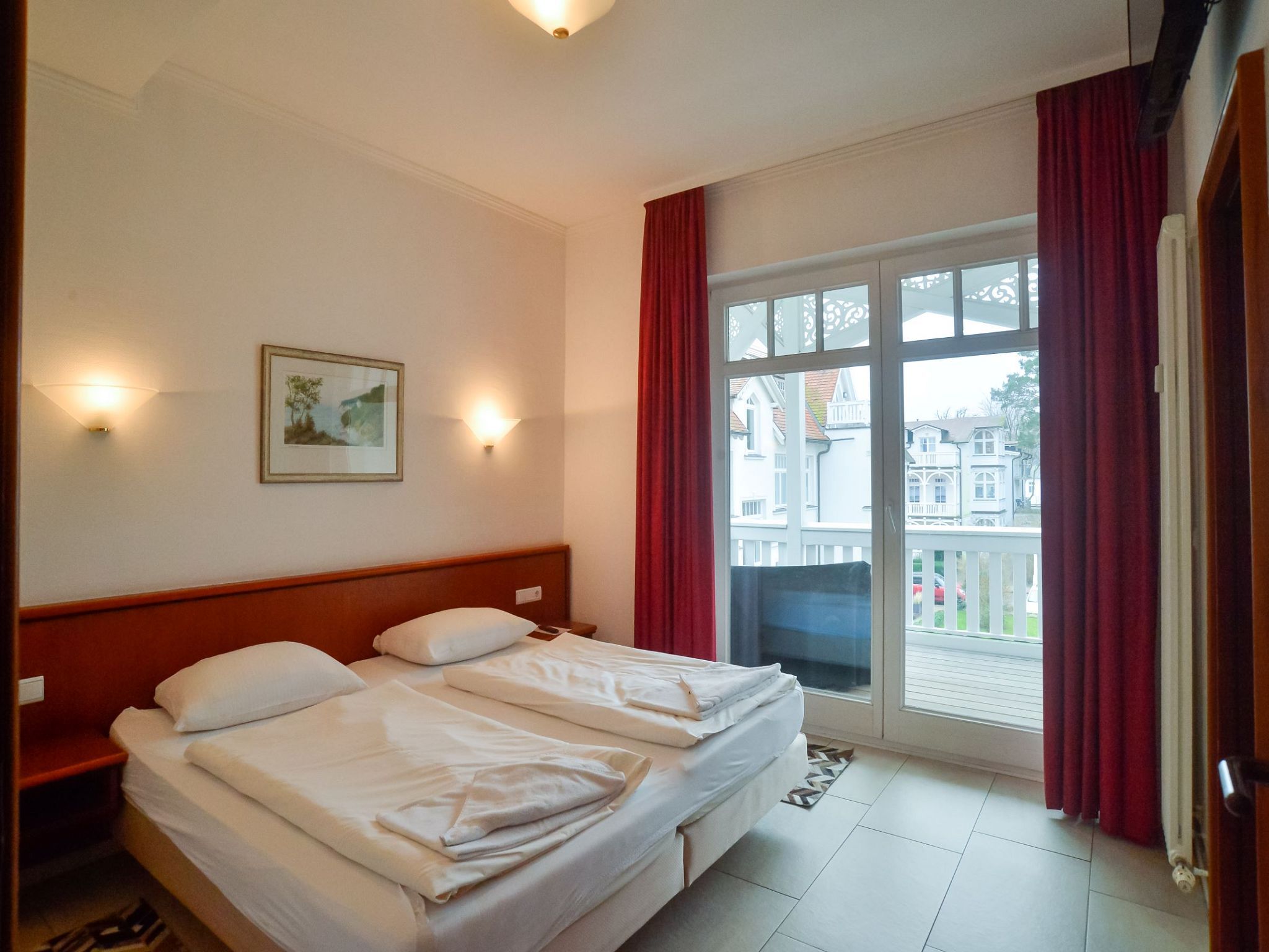 Strandvillen Binz Ferienwohnung mit 2 Schlafzimmern und Balkon (SV/756) Insel Rügen - Schlafzimmer