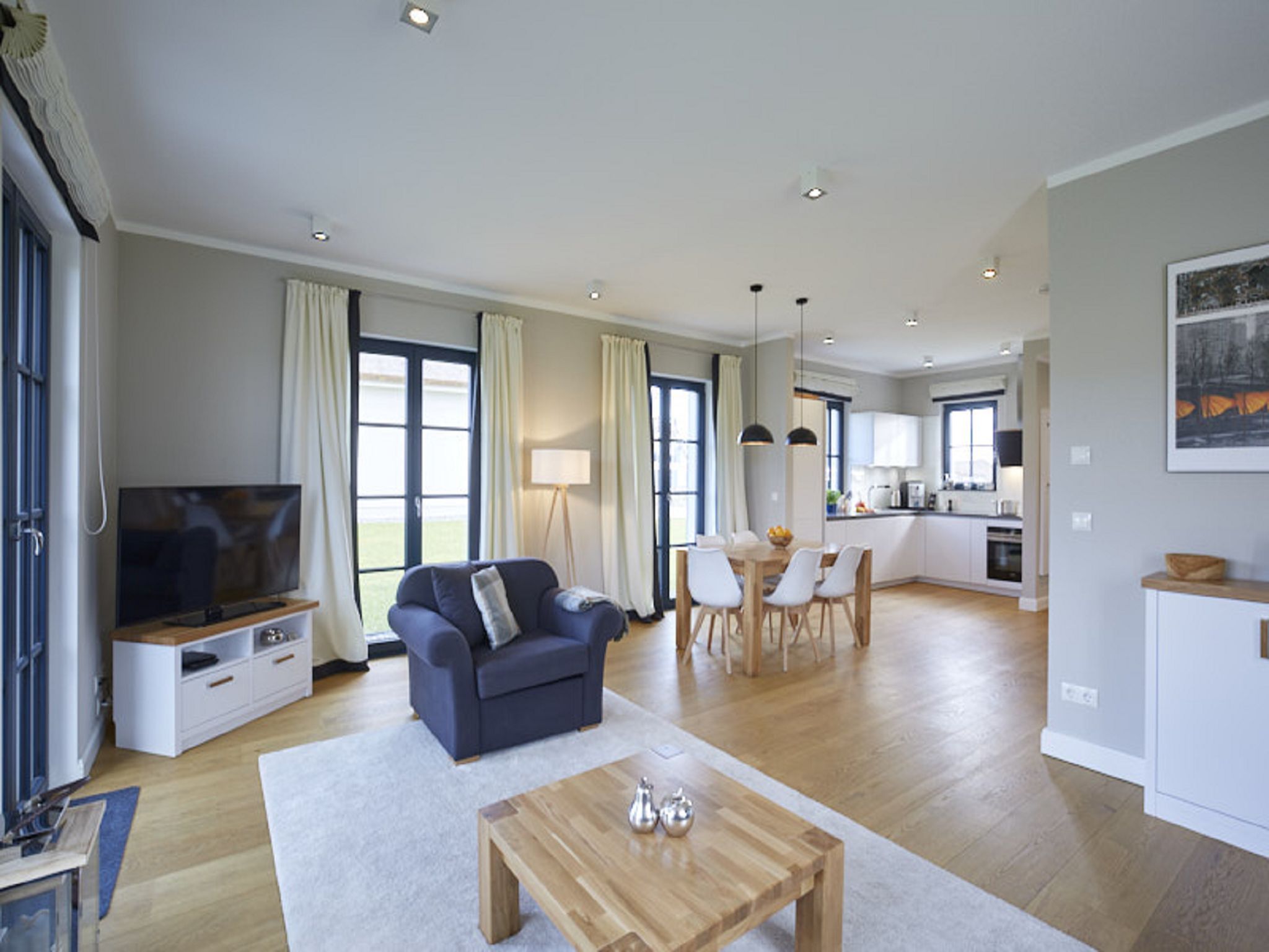 Superior Reetdachvilla mit 2 Schlafzimmern (F03) - Wohnzimmer