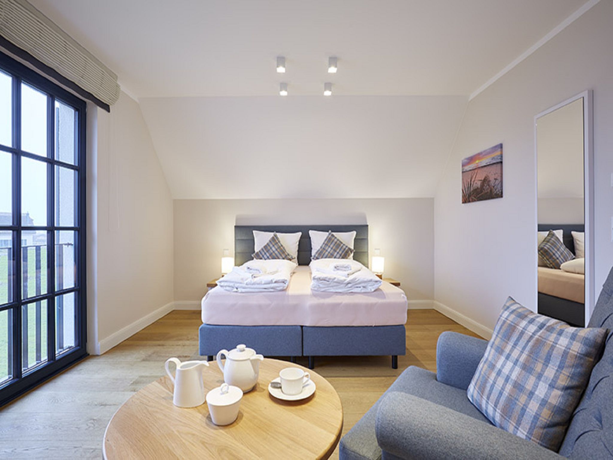 Superior Reetdachvilla mit 2 Schlafzimmern, Kamin und 2 Terrassen (F17) - Schlafzimmer