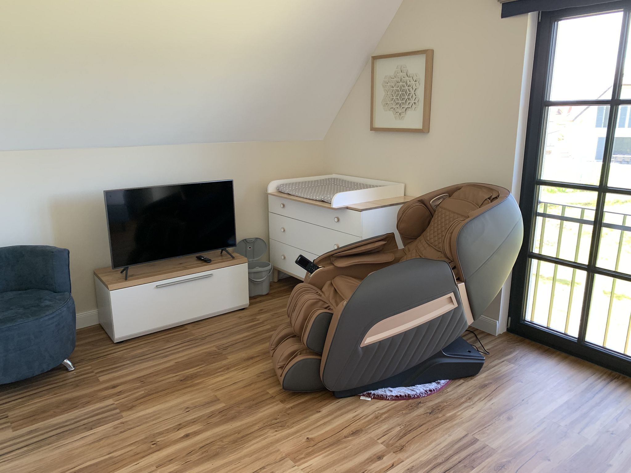 Premium Reetdachvilla mit 3 Schlafzimmern, Sauna, Kamin und Massagesessel (F05) - Wellness