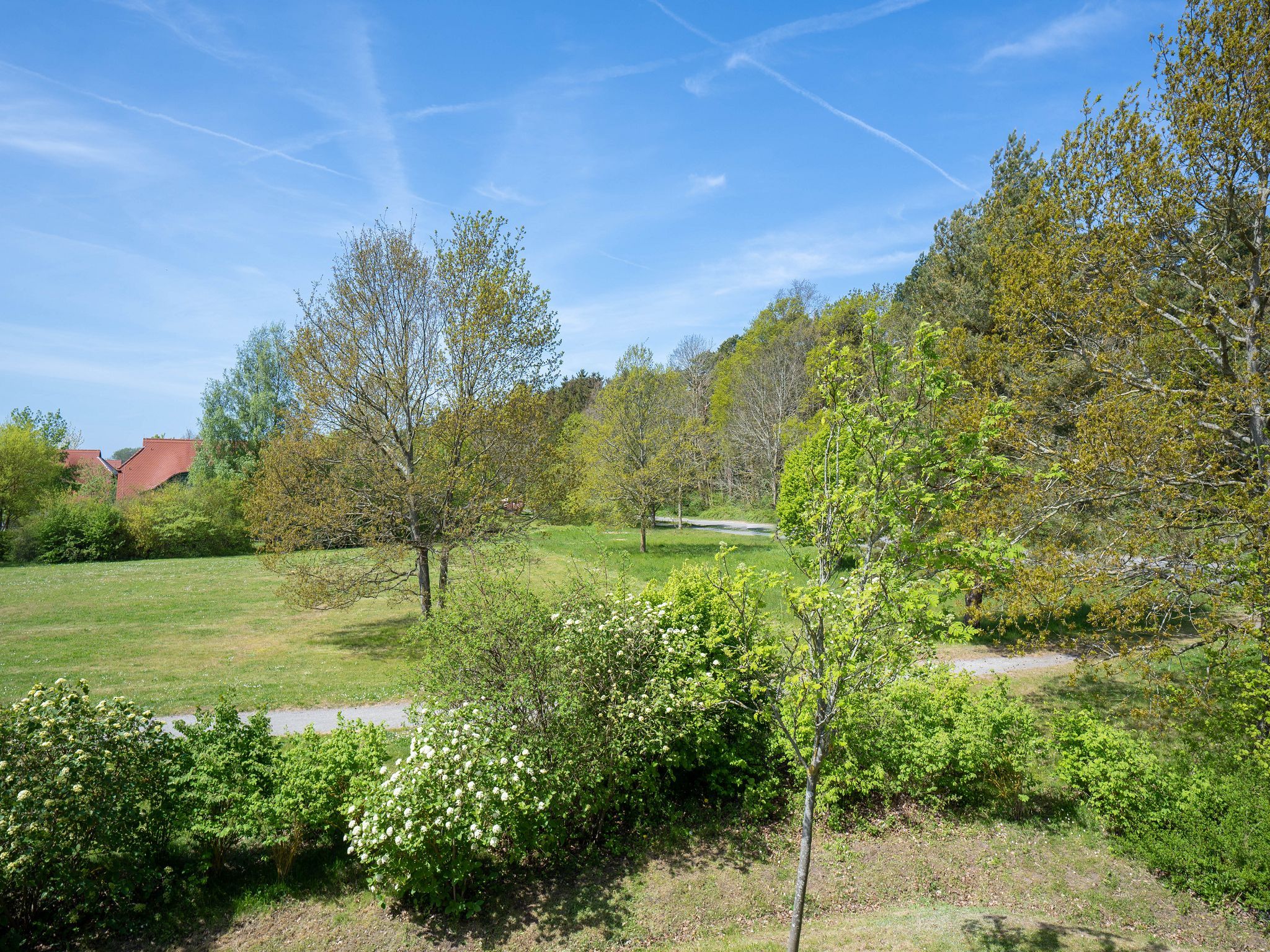 Feriendorf Rugana Gemütliche Komfort Ferienwohnung mit 1 Schlafzimmer (C03) Insel Rügen - Terrasse