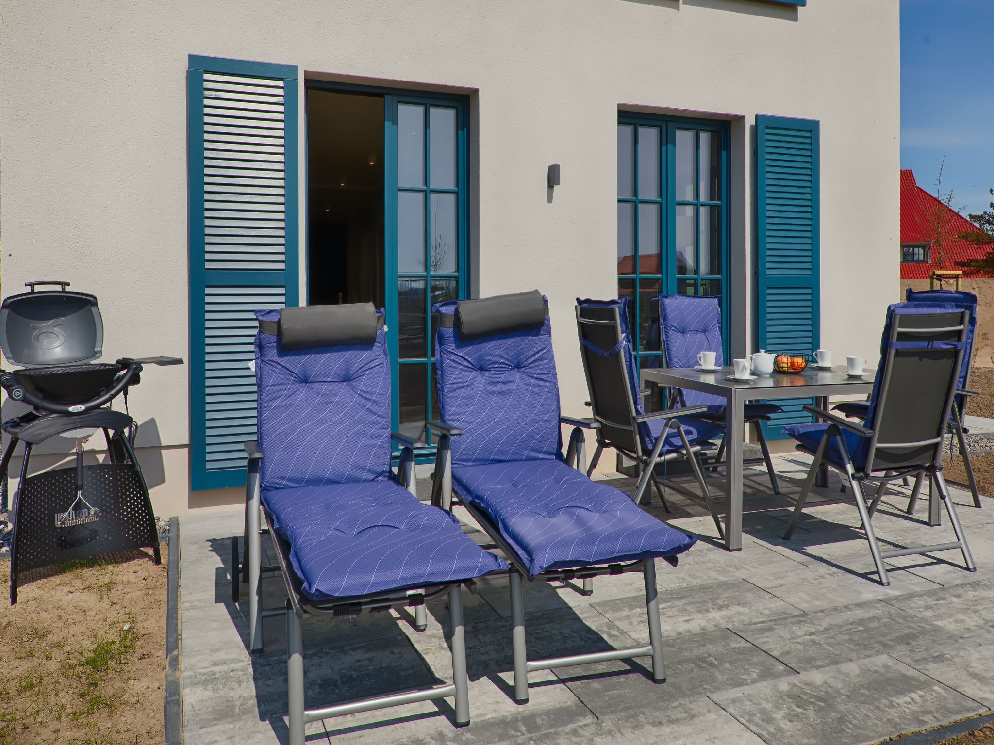 Superior Reetdachvilla mit 2 Schlafzimmern (F24) - Terrasse